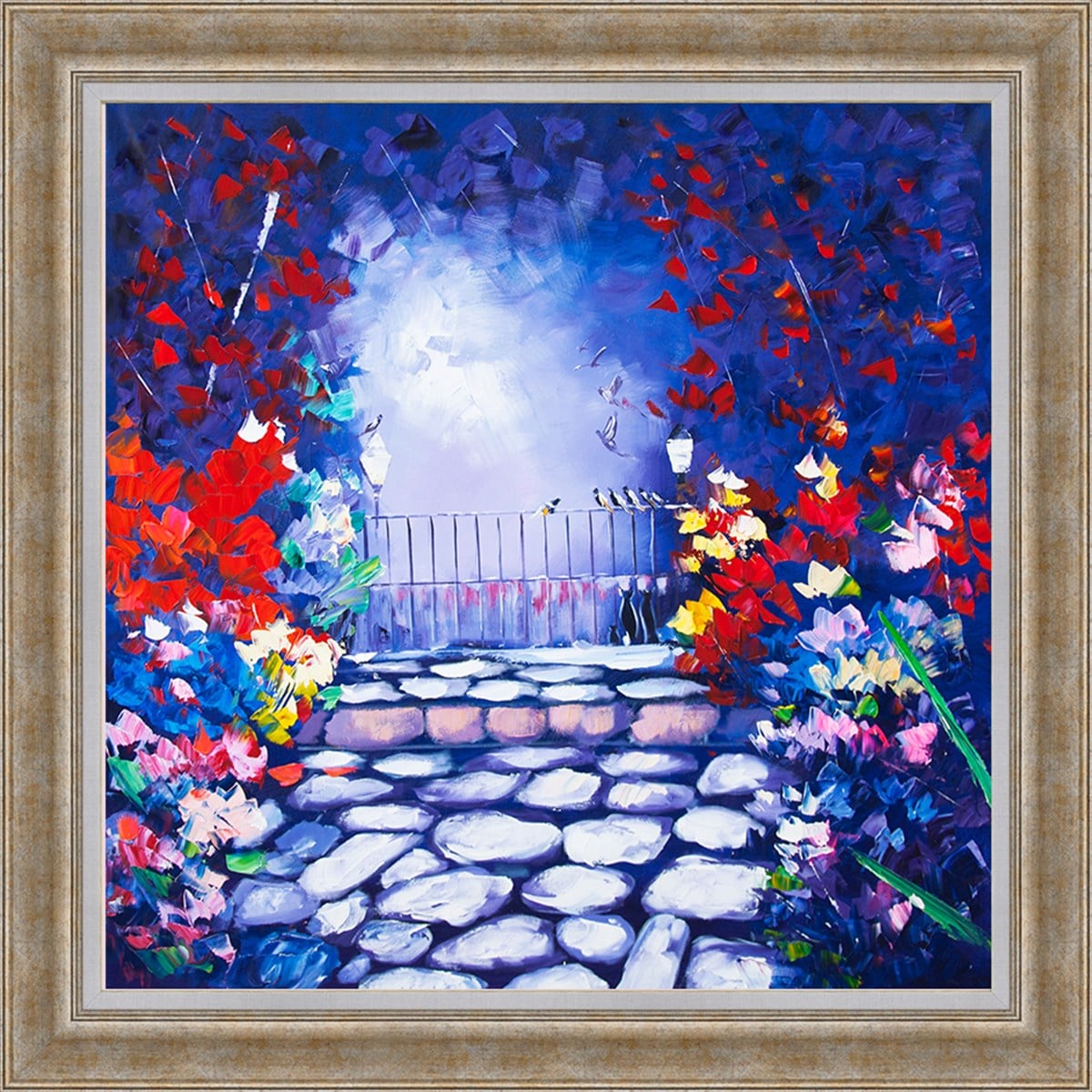 Balkon Kuşları  | Yağlı Boya TabloModern