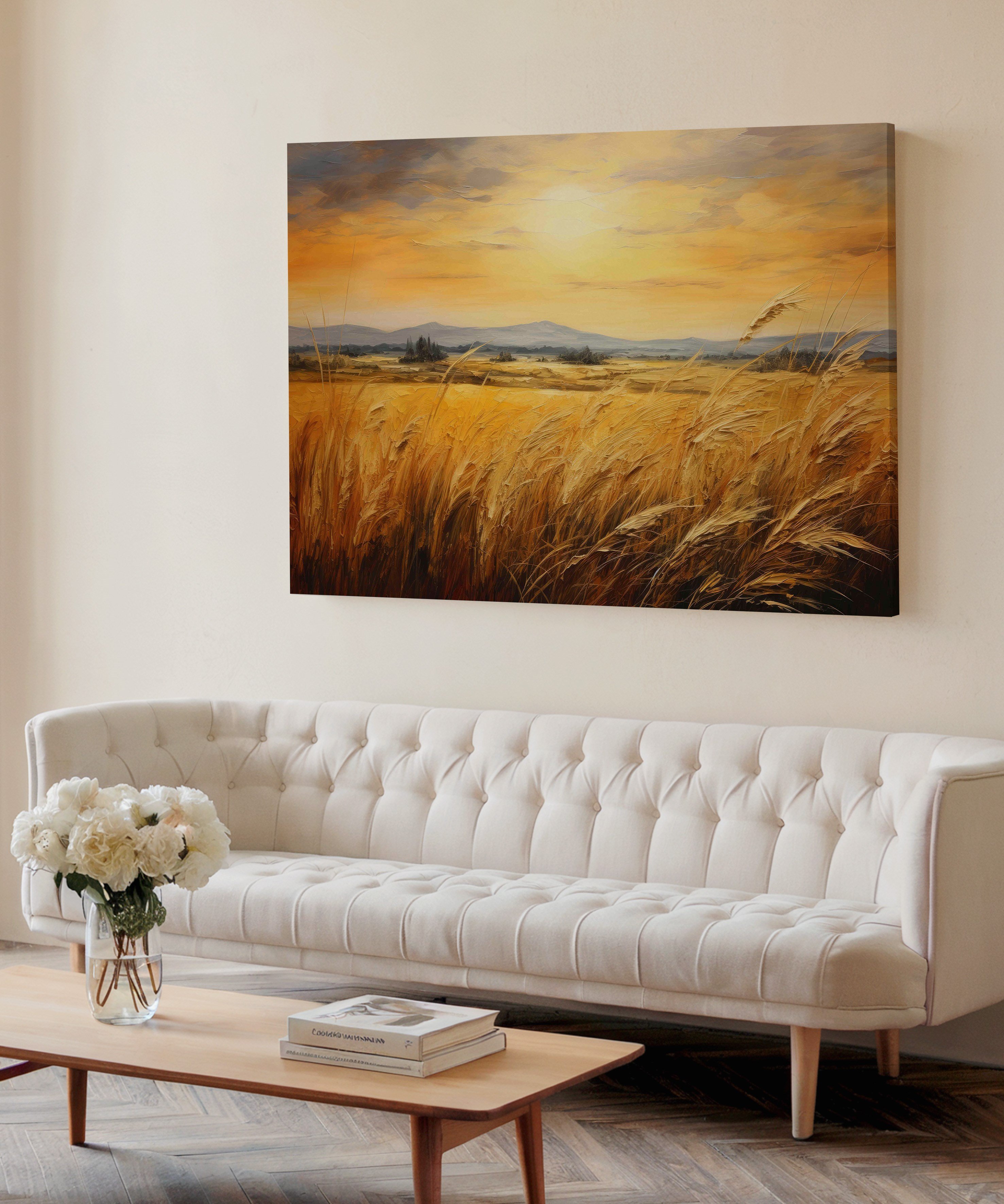 Başak Senfonisi | Yağlı Boya Dokulu Canvas Baskı