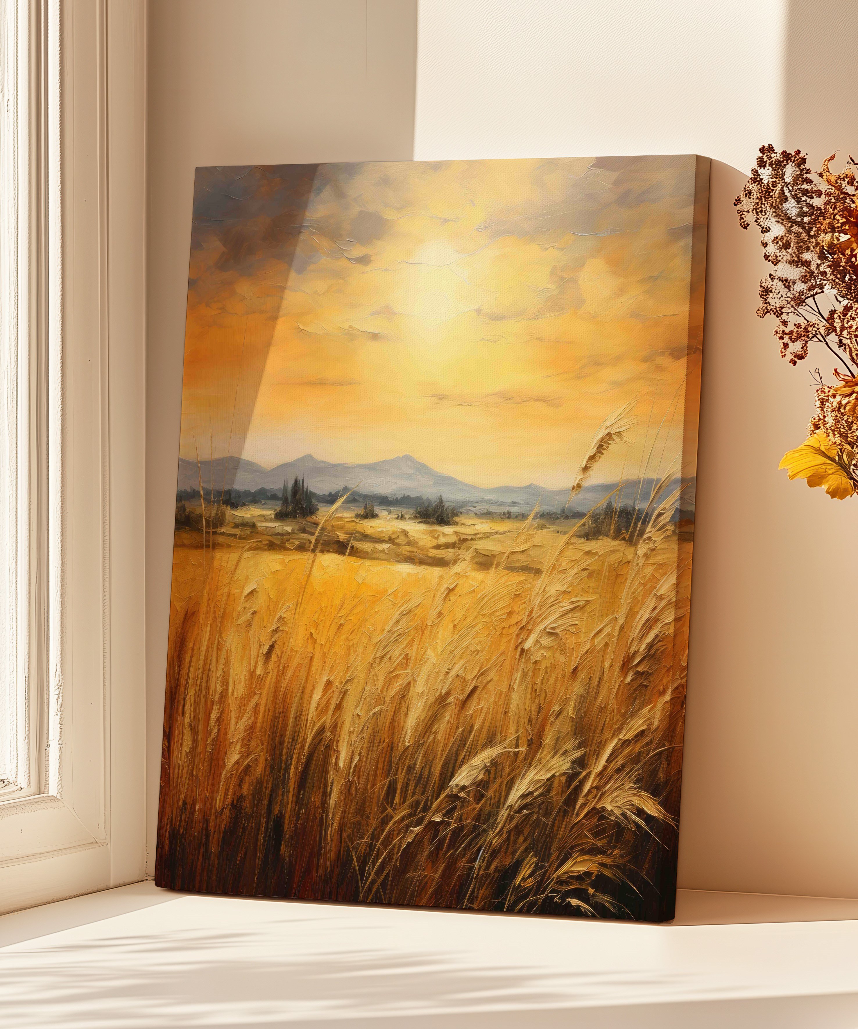 Başak Senfonisi | Yağlı Boya Dokulu Canvas Baskı