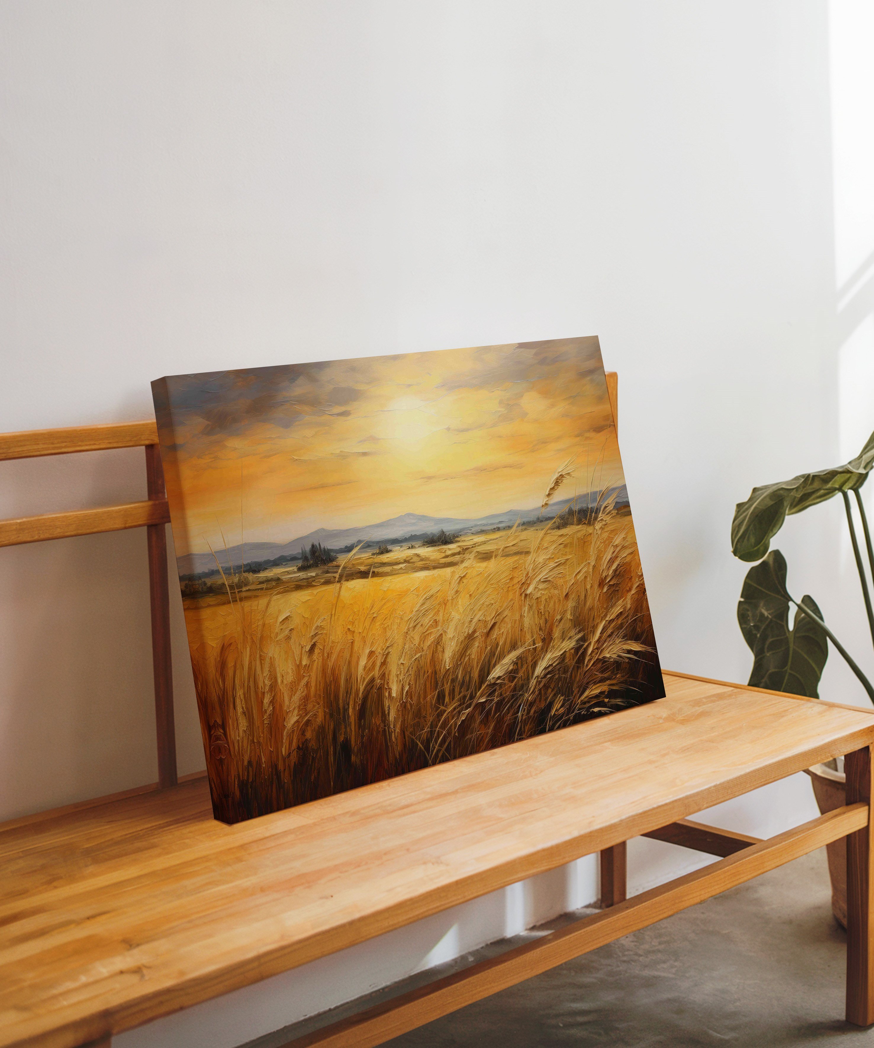 Başak Senfonisi | Yağlı Boya Dokulu Canvas Baskı