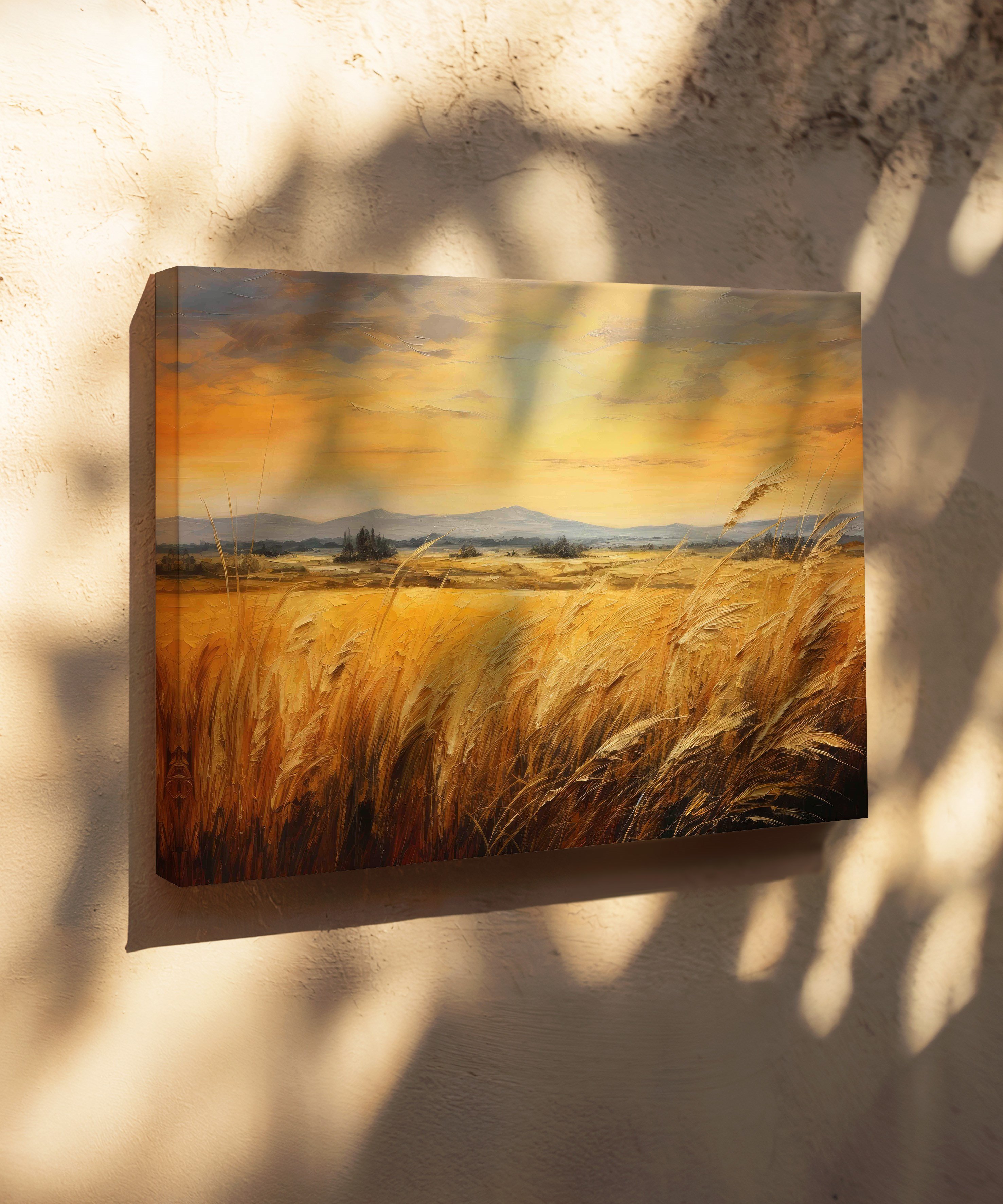 Başak Senfonisi | Yağlı Boya Dokulu Canvas Baskı