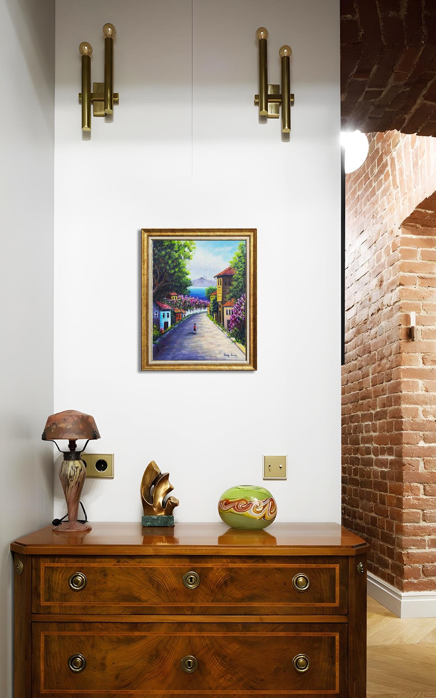 Bir Yaz Sokağı | Yağlı Boya Tablo