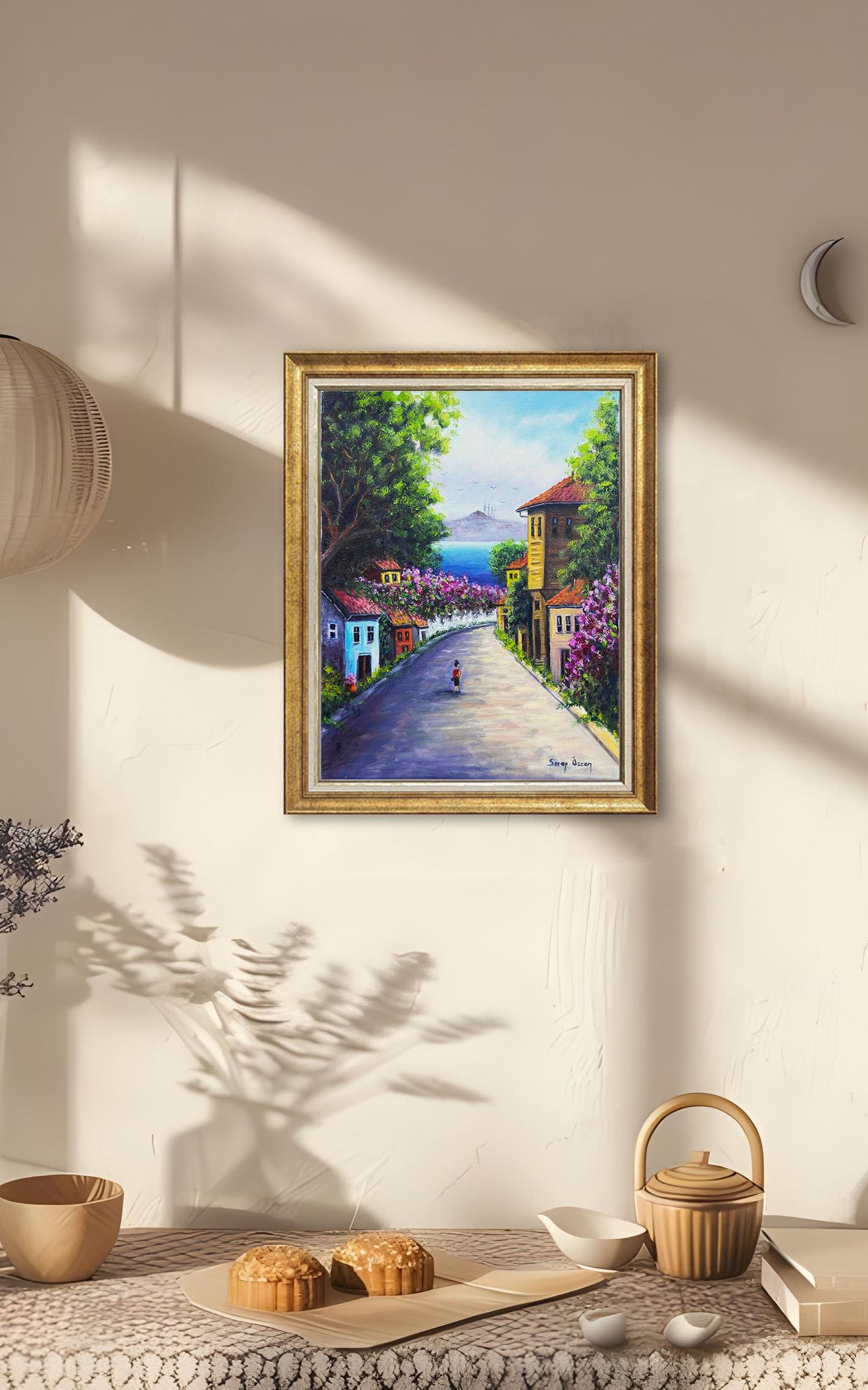 Bir Yaz Sokağı | Yağlı Boya Tablo