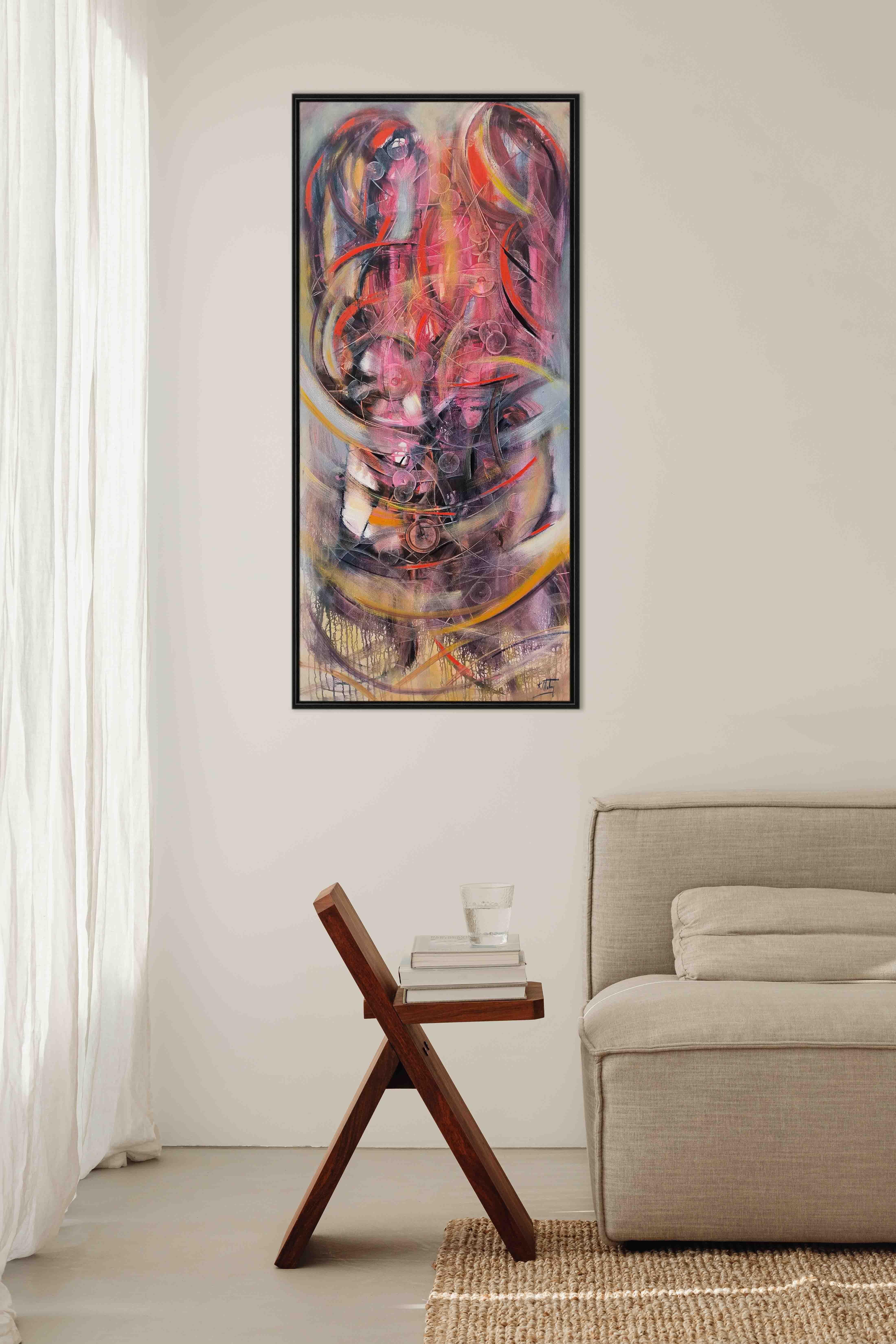 Bordo Ritim | Yağlı Boya Tablo