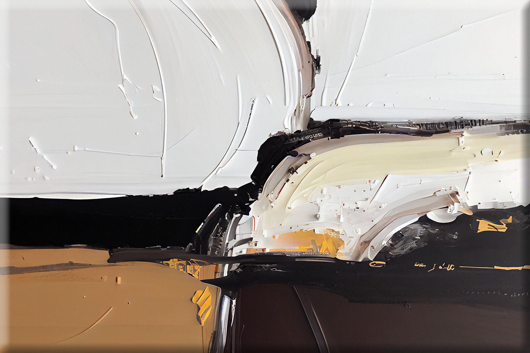 Brown Abstract 2 | Yağlıboya dokulu canvas baskı