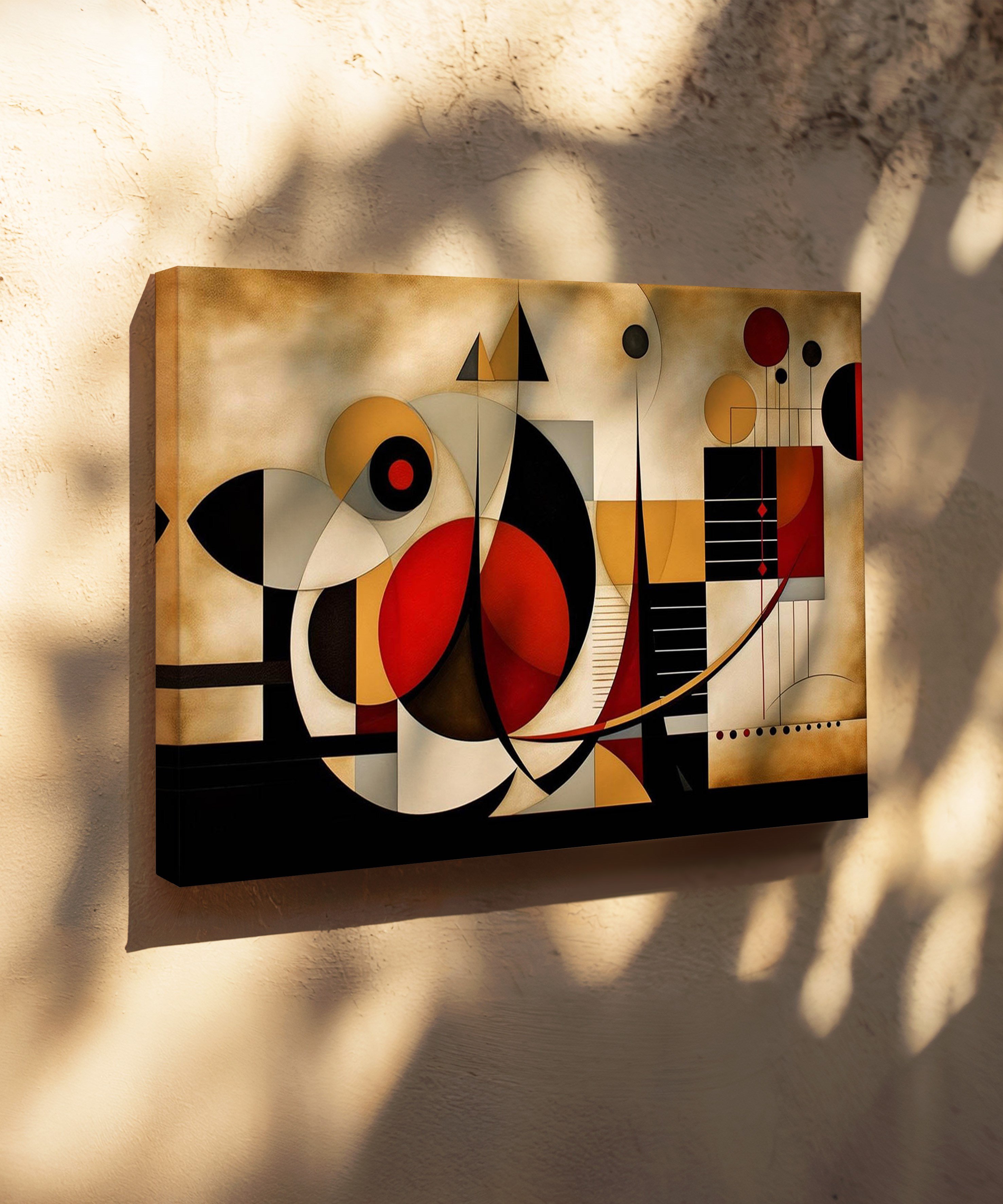 Çağdaş Soyut | Yağlıboya dokulu canvas baskı