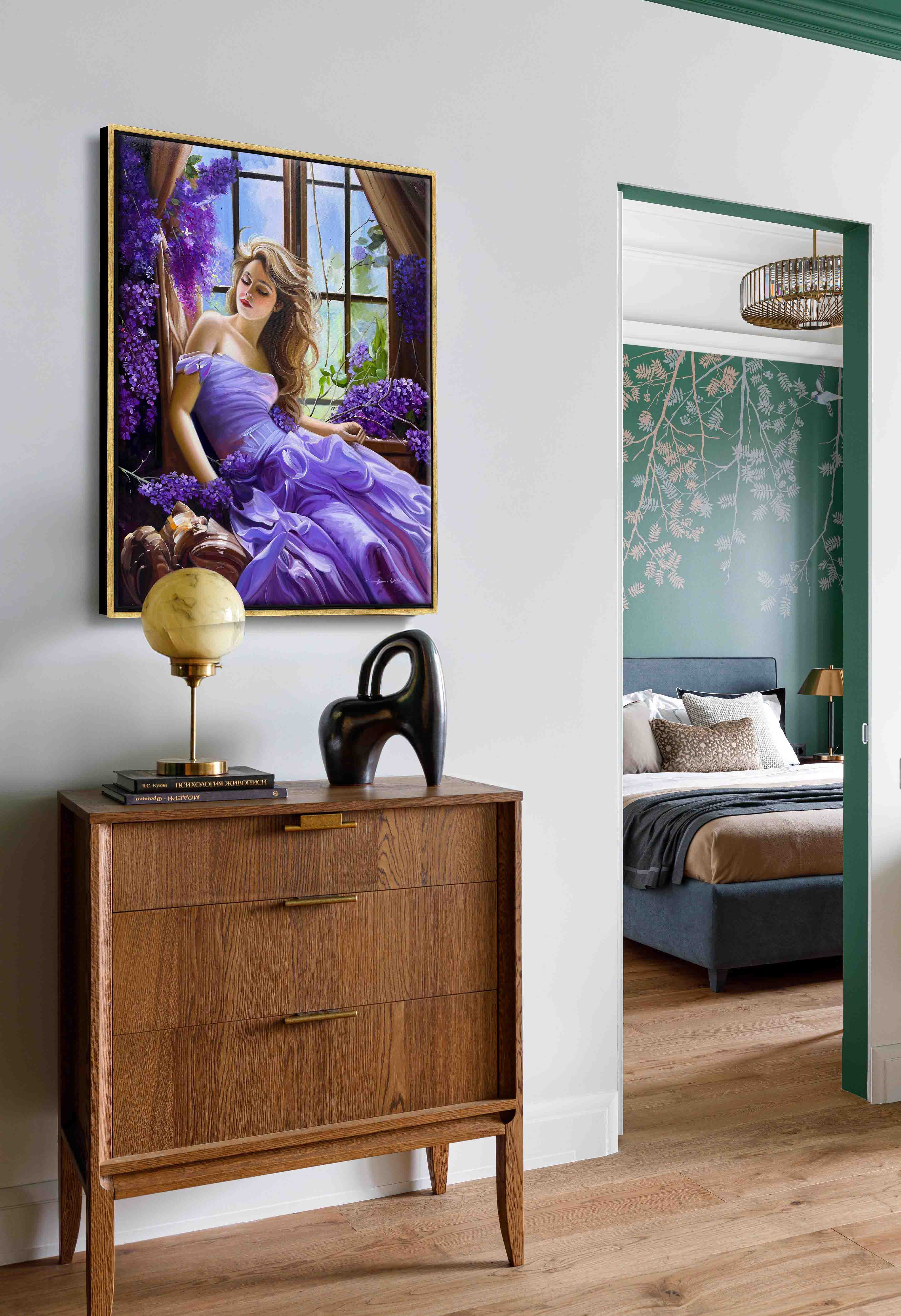 Camdaki Kız | Yağlı Boya Tablo