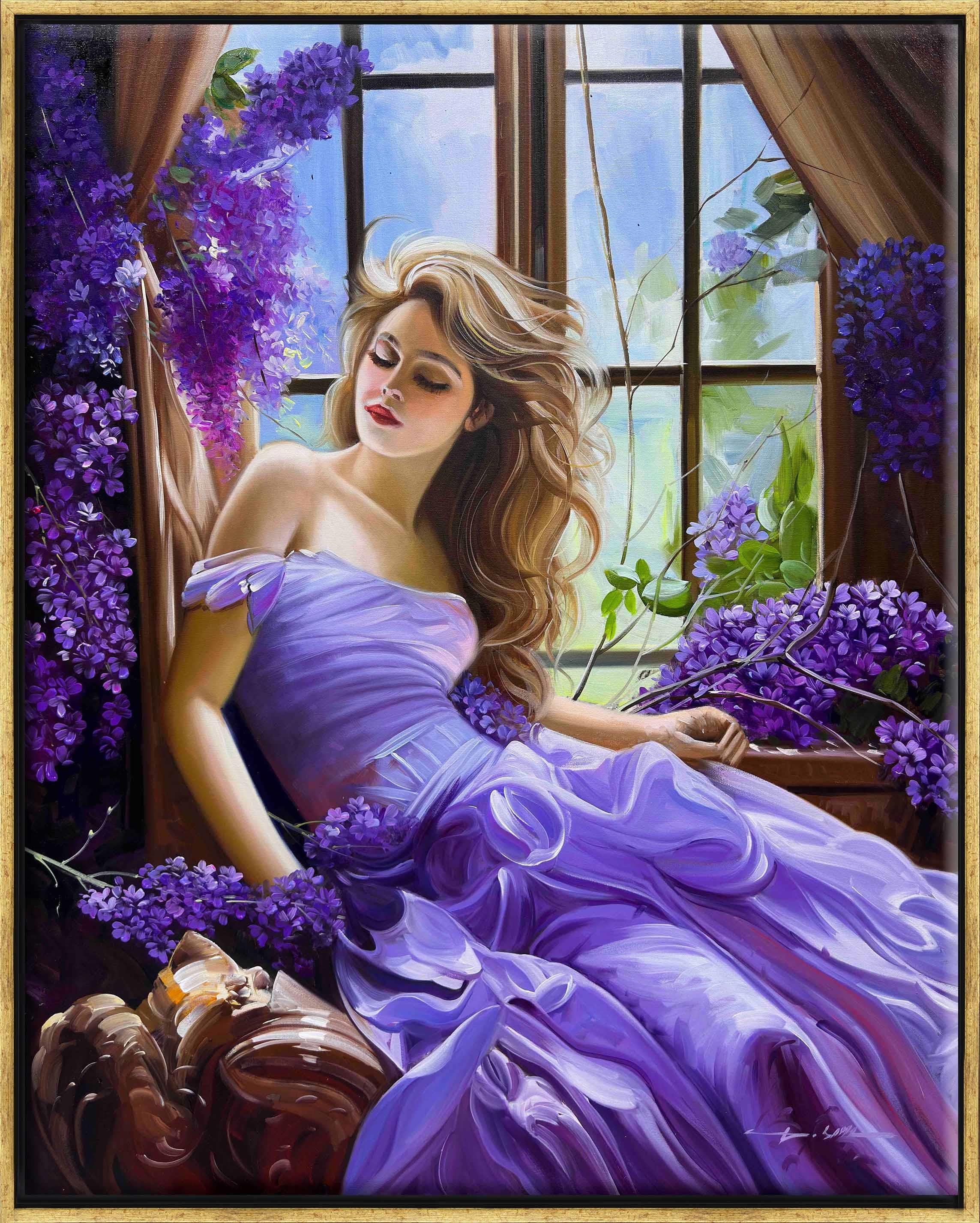 Camdaki Kız | Yağlı Boya Tablo