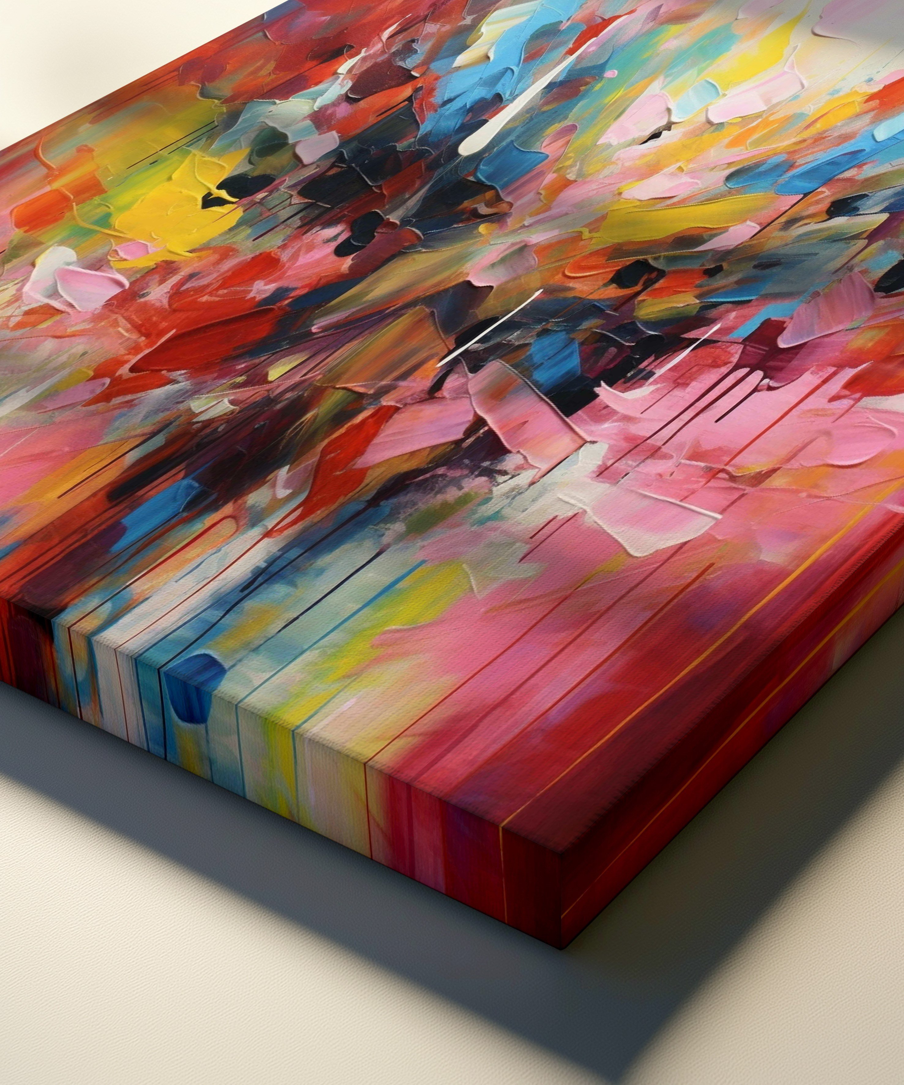Color Splash | Yağlıboya dokulu canvas baskı