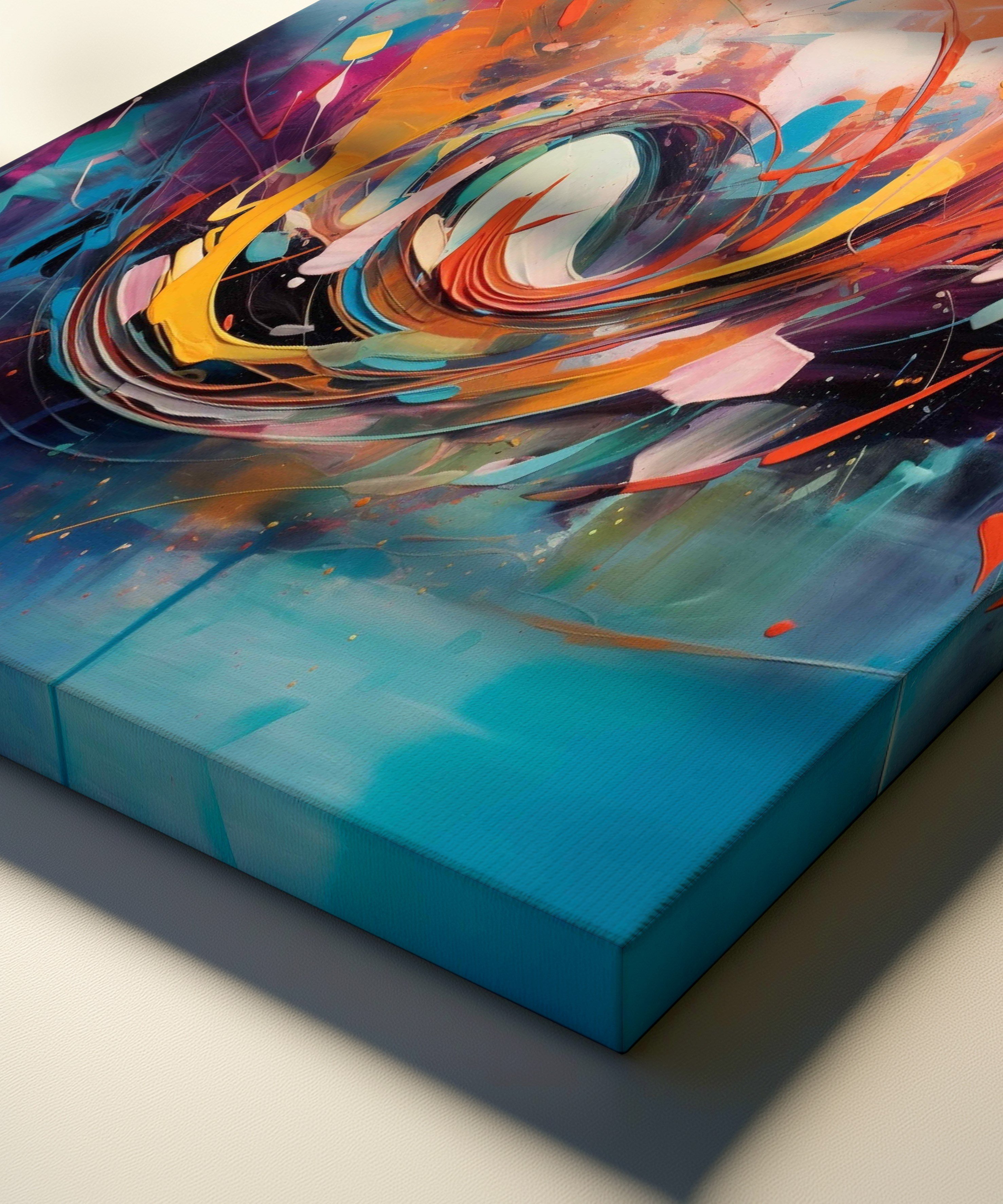 Colorful Dream | Yağlıboya dokulu canvas baskı