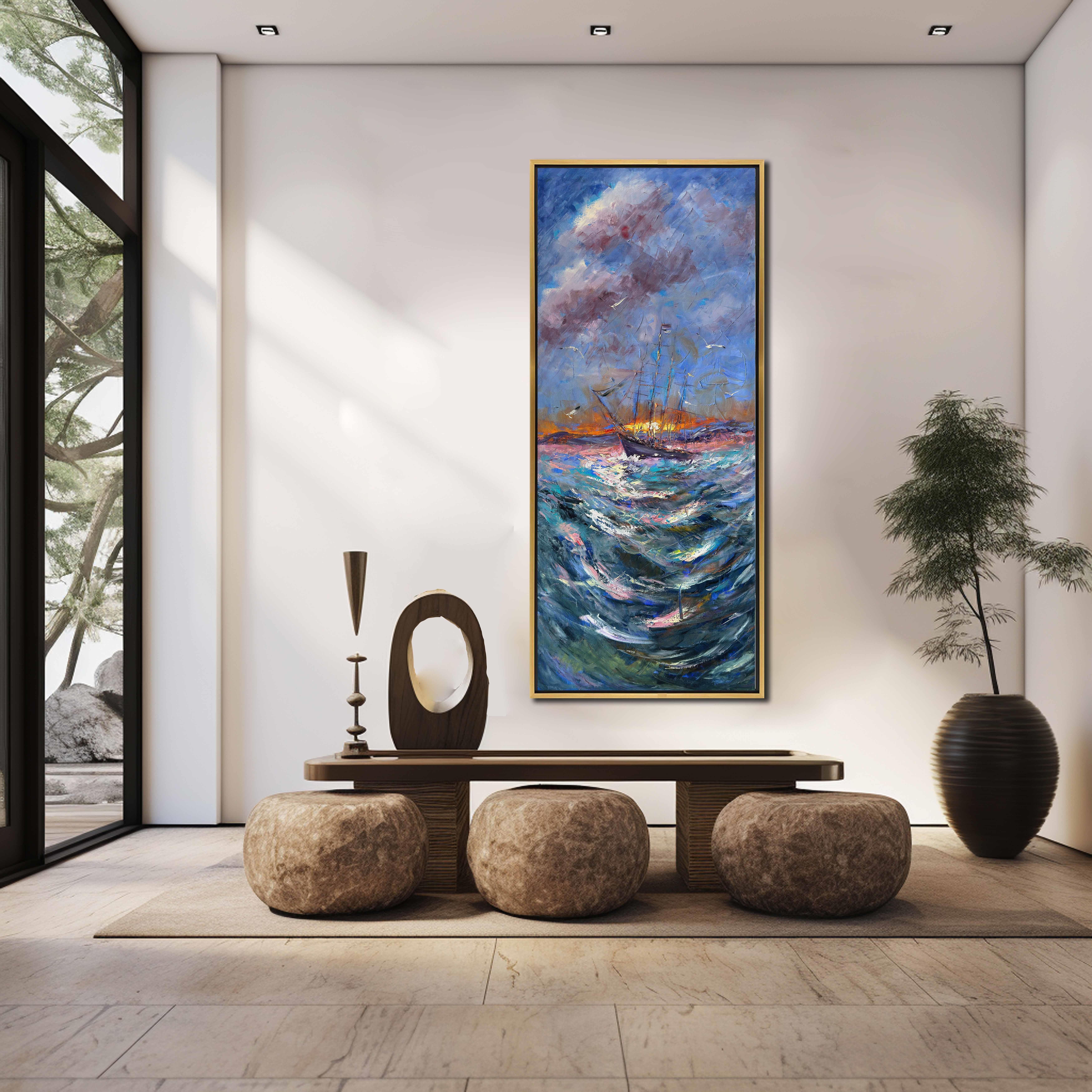 Dalgalar da Efsane  | Yağlı Boya Tablo