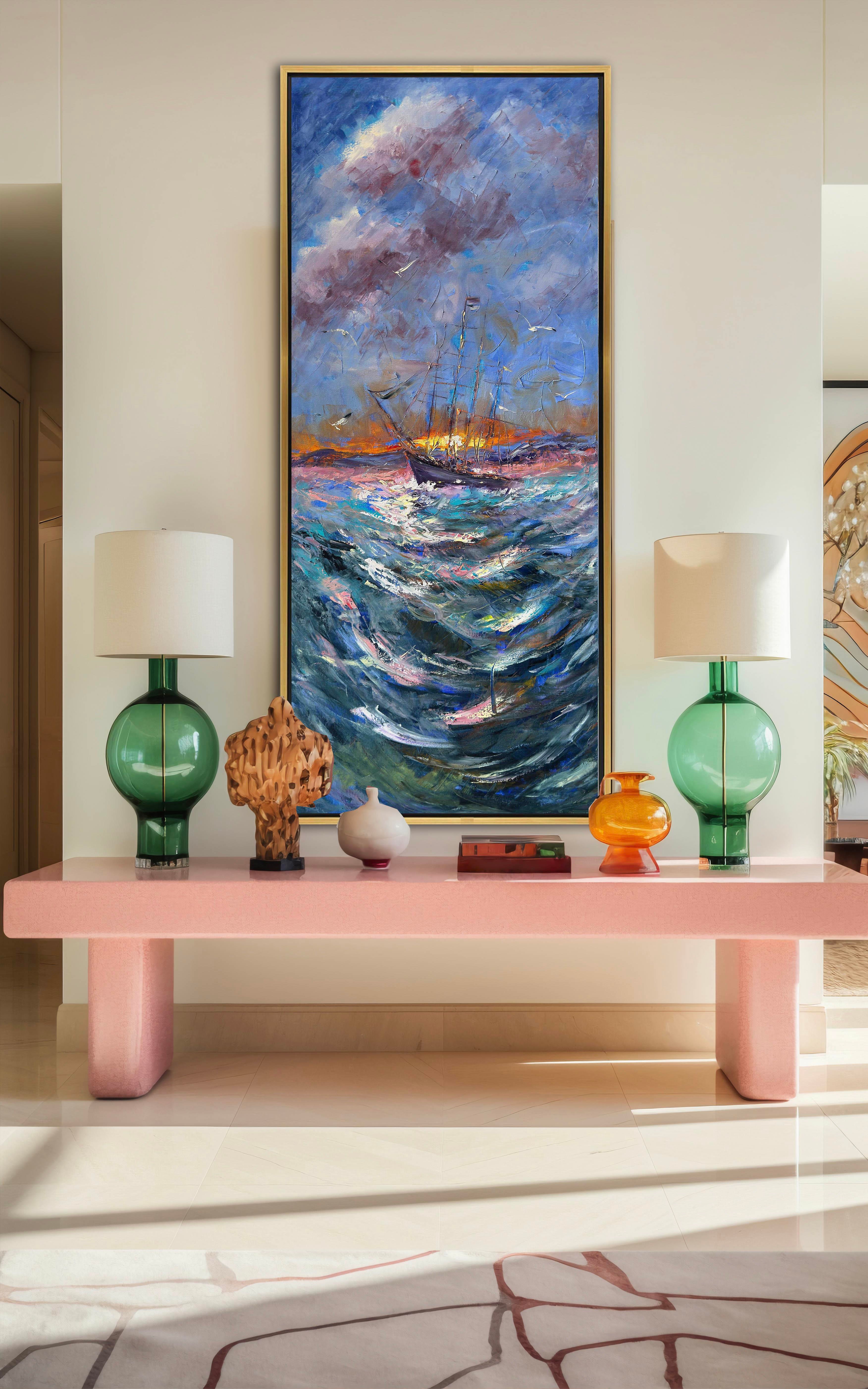 Dalgalar da Efsane  | Yağlı Boya Tablo