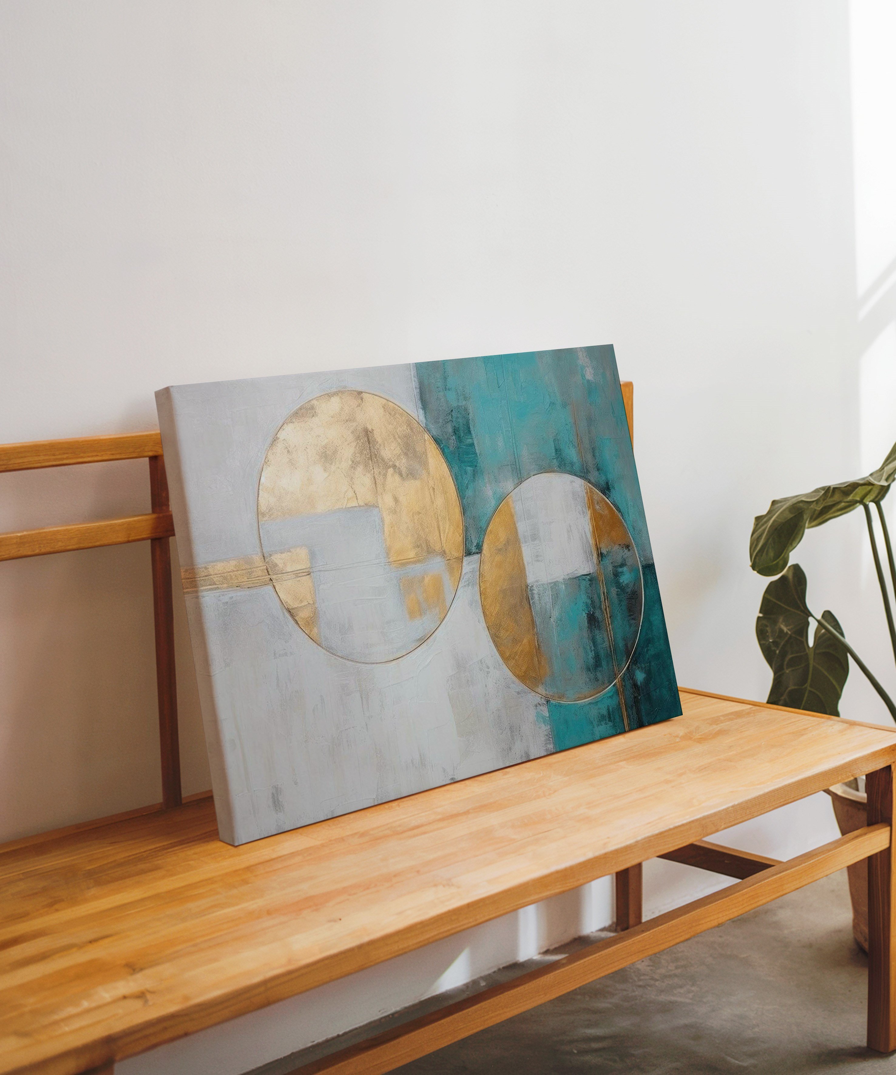Dengenin Işığı | Yağlı Boya Dokulu Canvas Baskı
