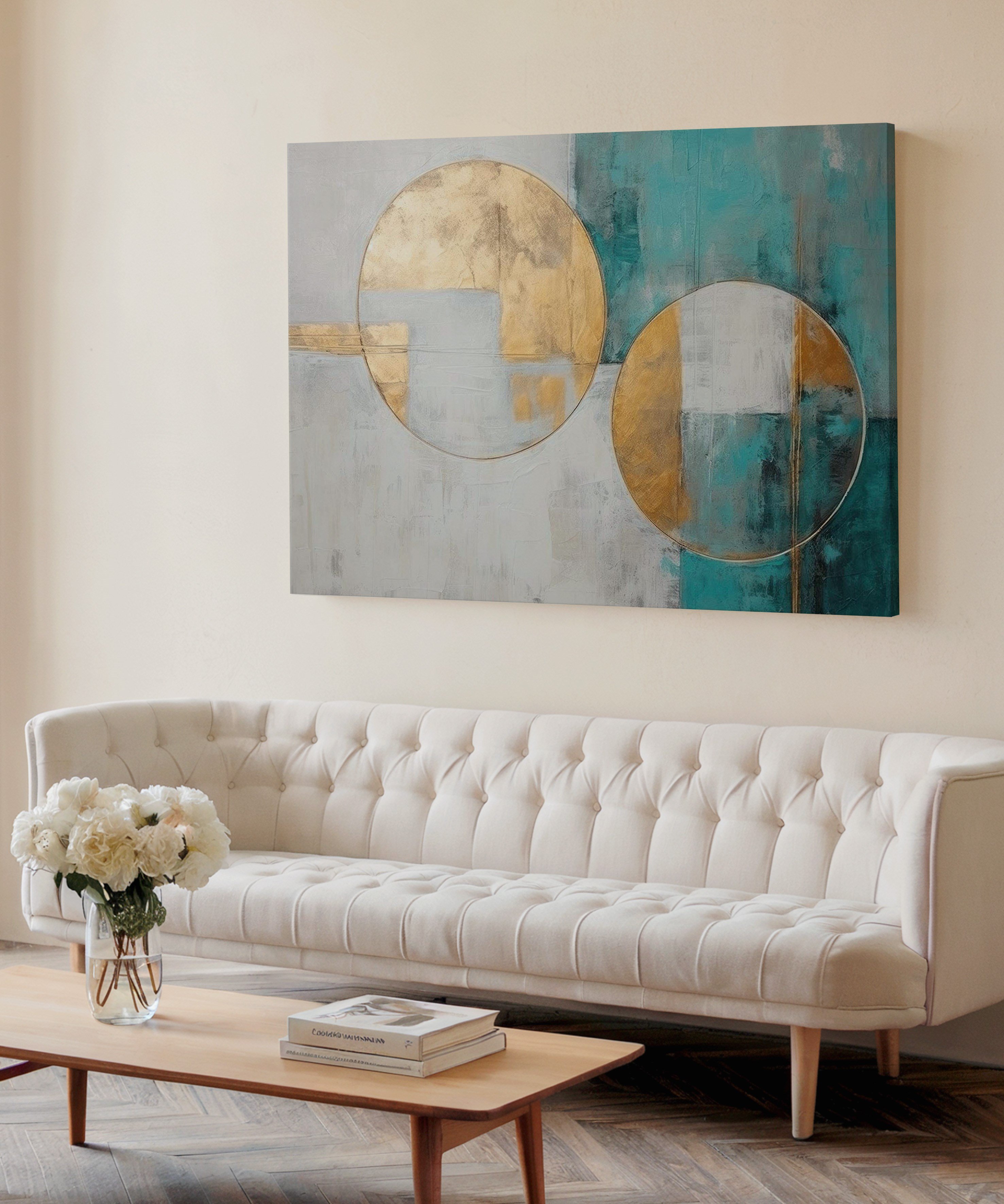 Dengenin Işığı | Yağlı Boya Dokulu Canvas Baskı