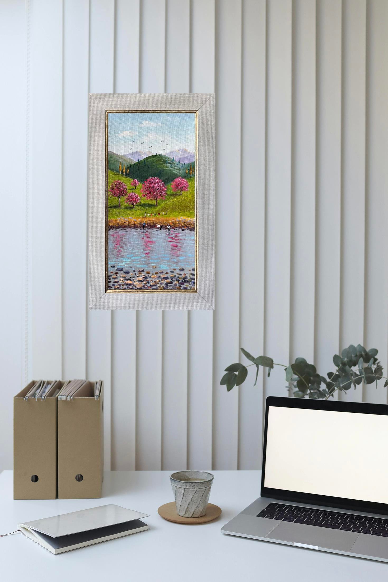 Derede Çamaşır Yıkamak | Yağlı Boya Tablo 