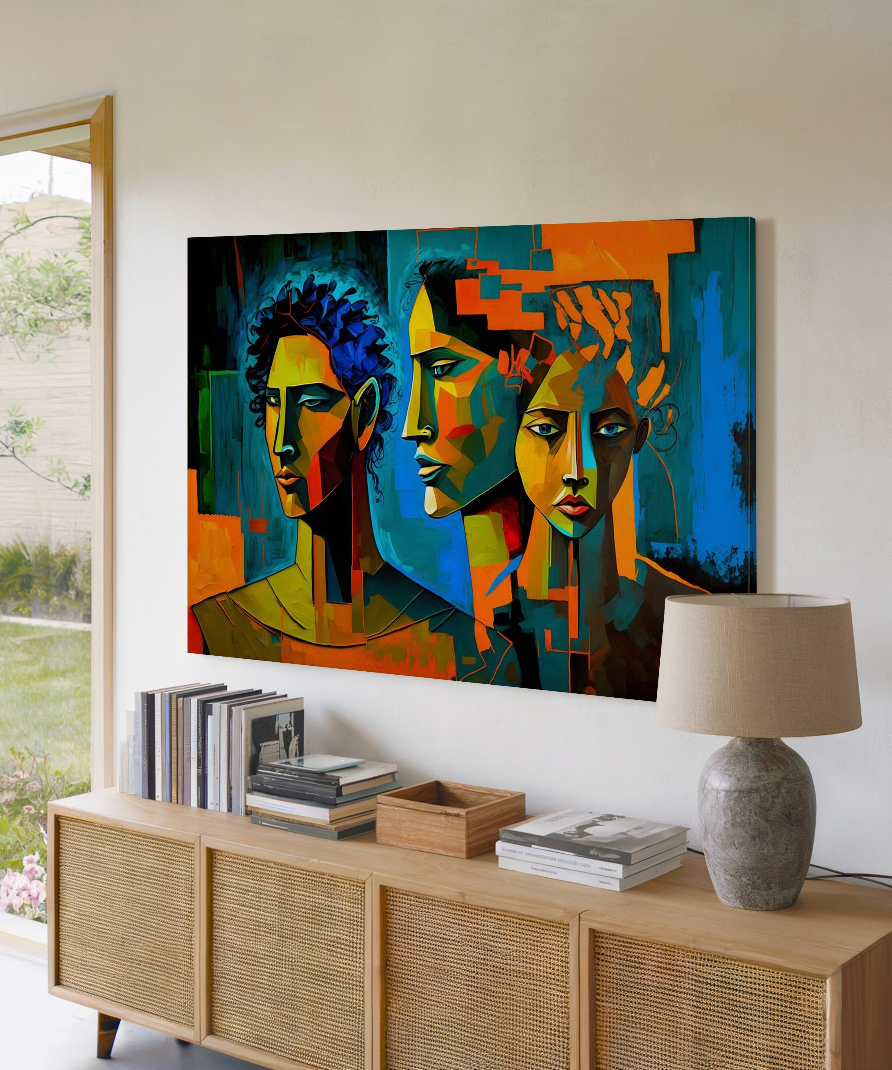 Derin Düşünme | Yağlı Boya Dokulu Canvas Baskı