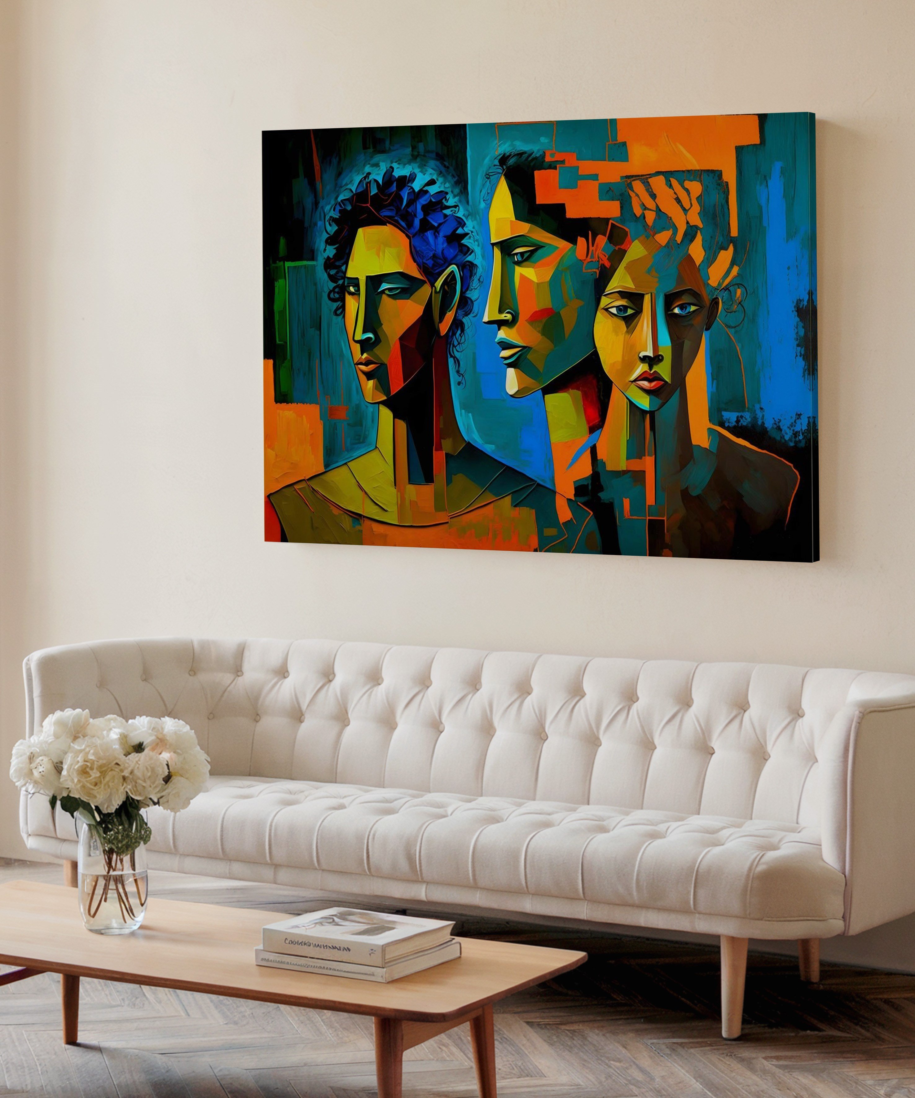 Derin Düşünme | Yağlı Boya Dokulu Canvas Baskı