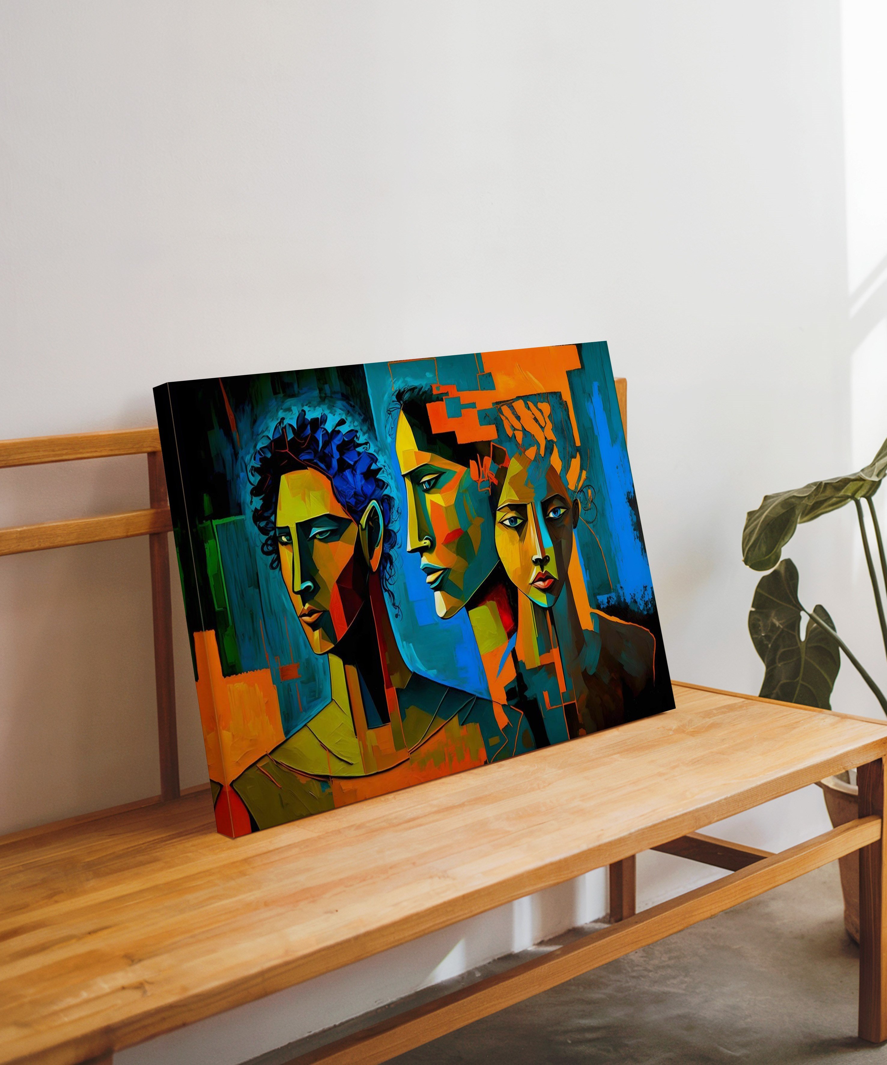 Derin Düşünme | Yağlı Boya Dokulu Canvas Baskı