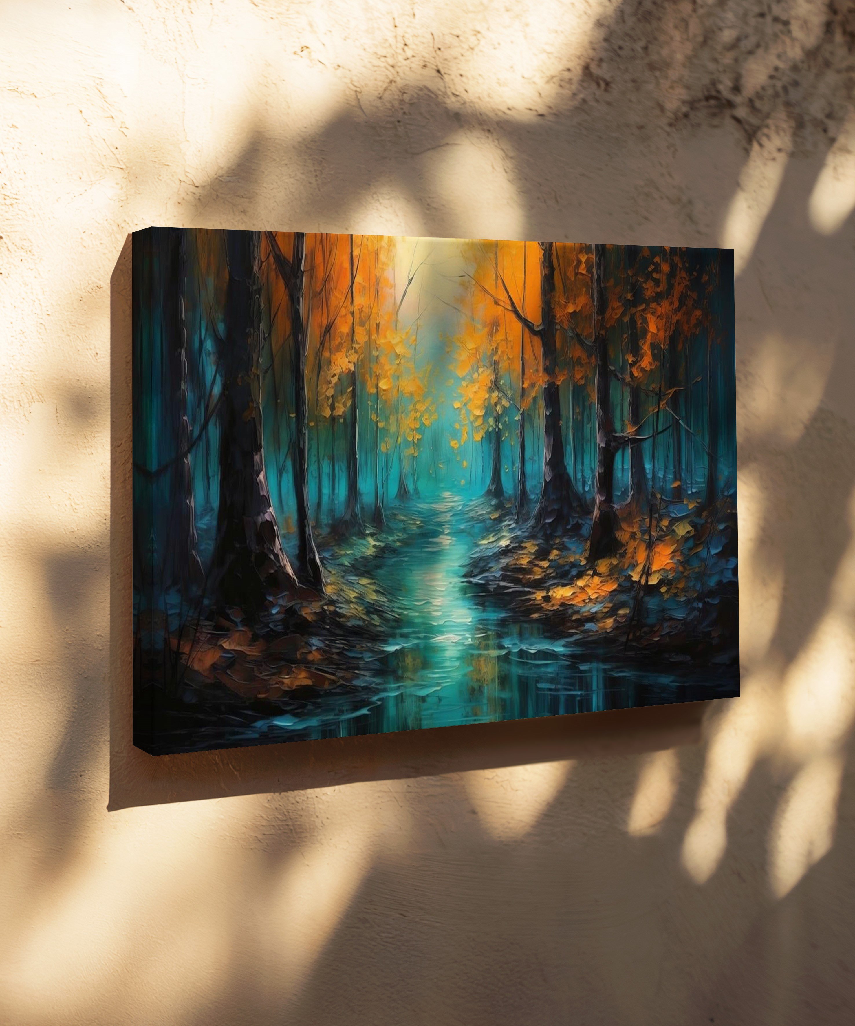 Dingin Akarsu | Yağlıboya dokulu canvas baskı