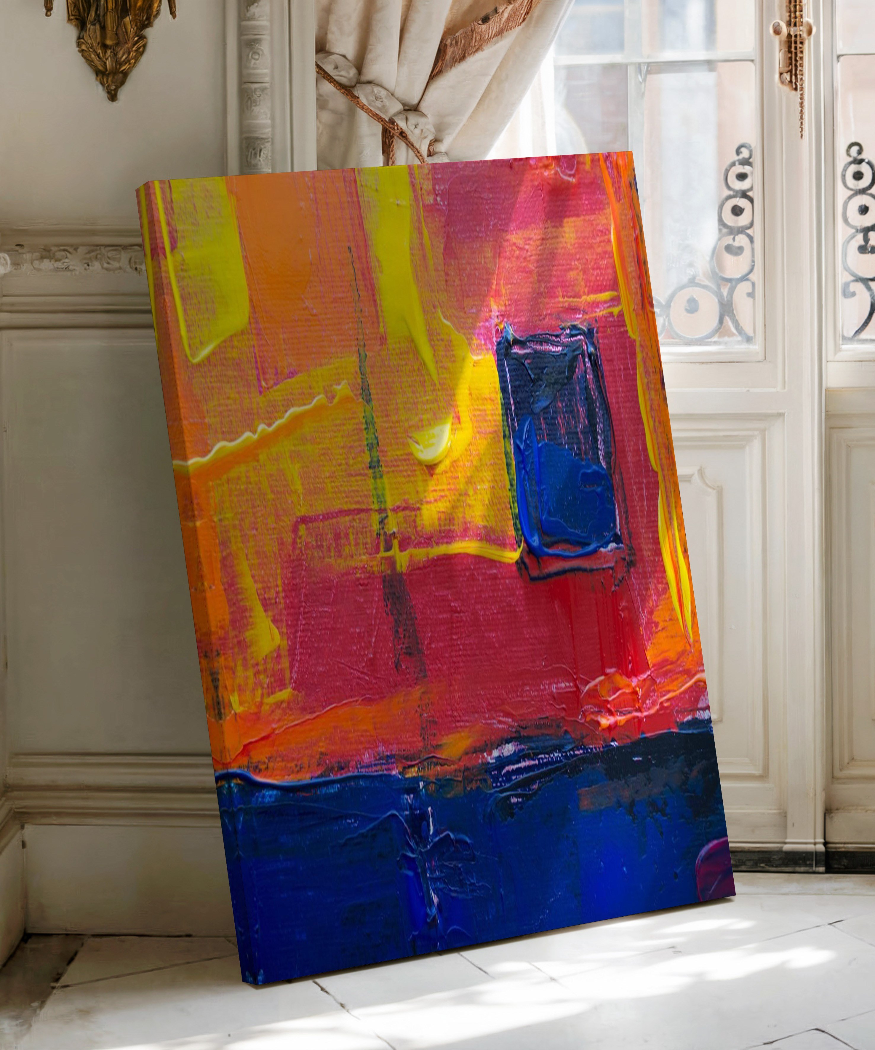 Dokular | Yağlıboya dokulu canvas baskı