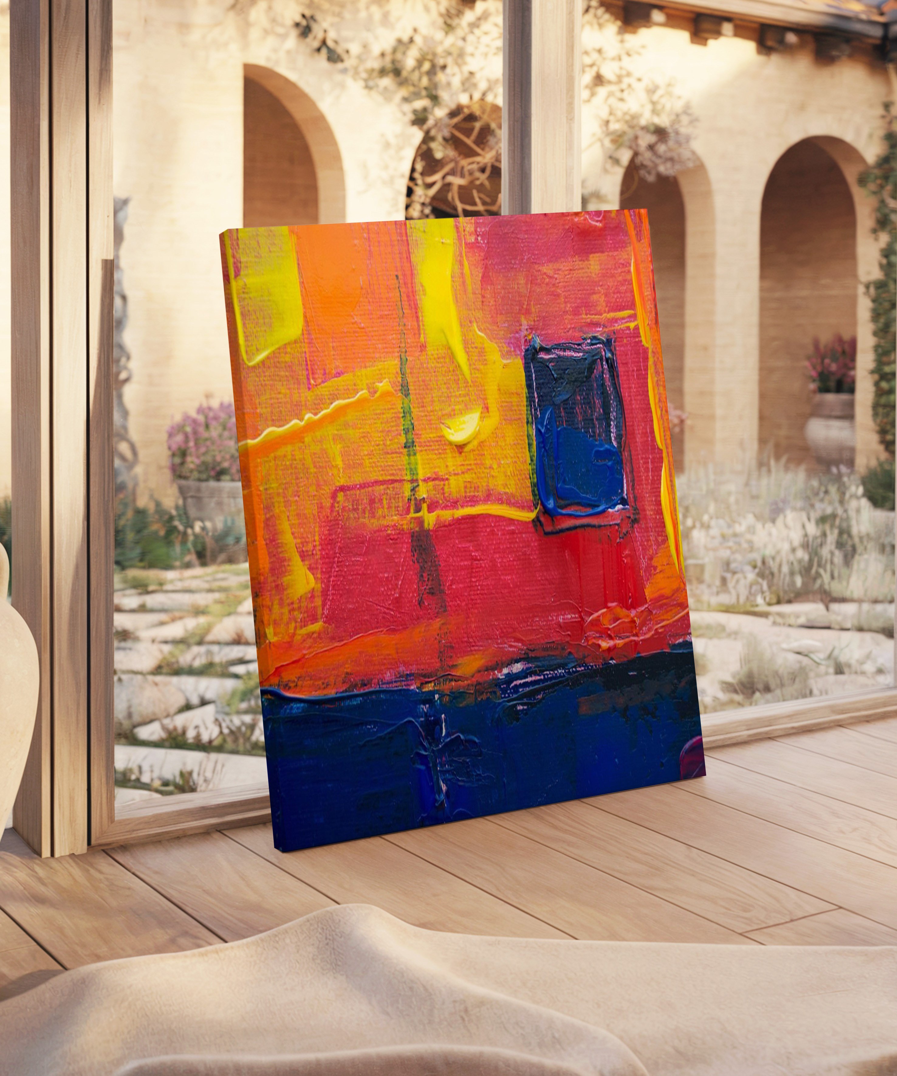 Dokular | Yağlıboya dokulu canvas baskı