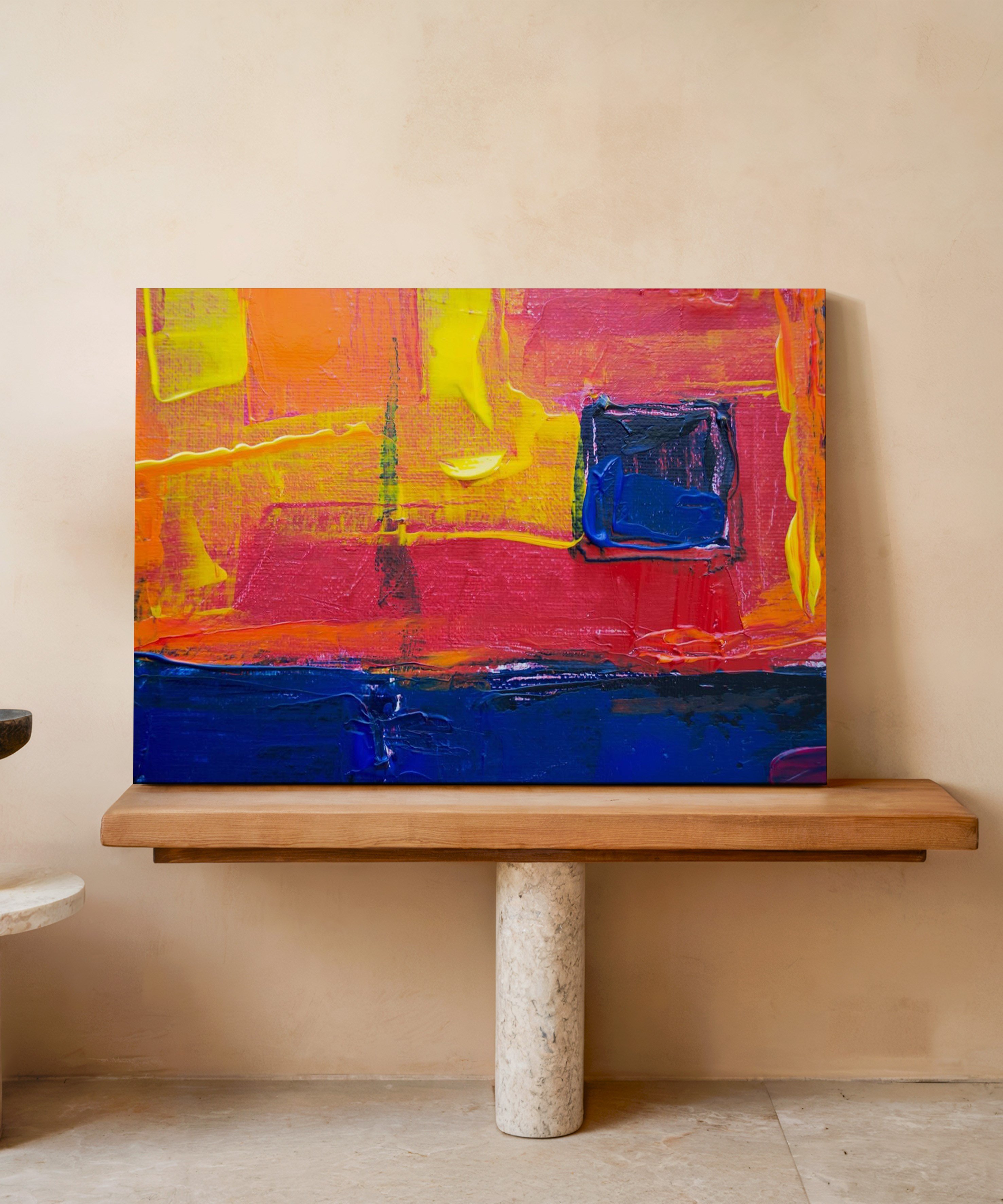Dokular | Yağlıboya dokulu canvas baskı