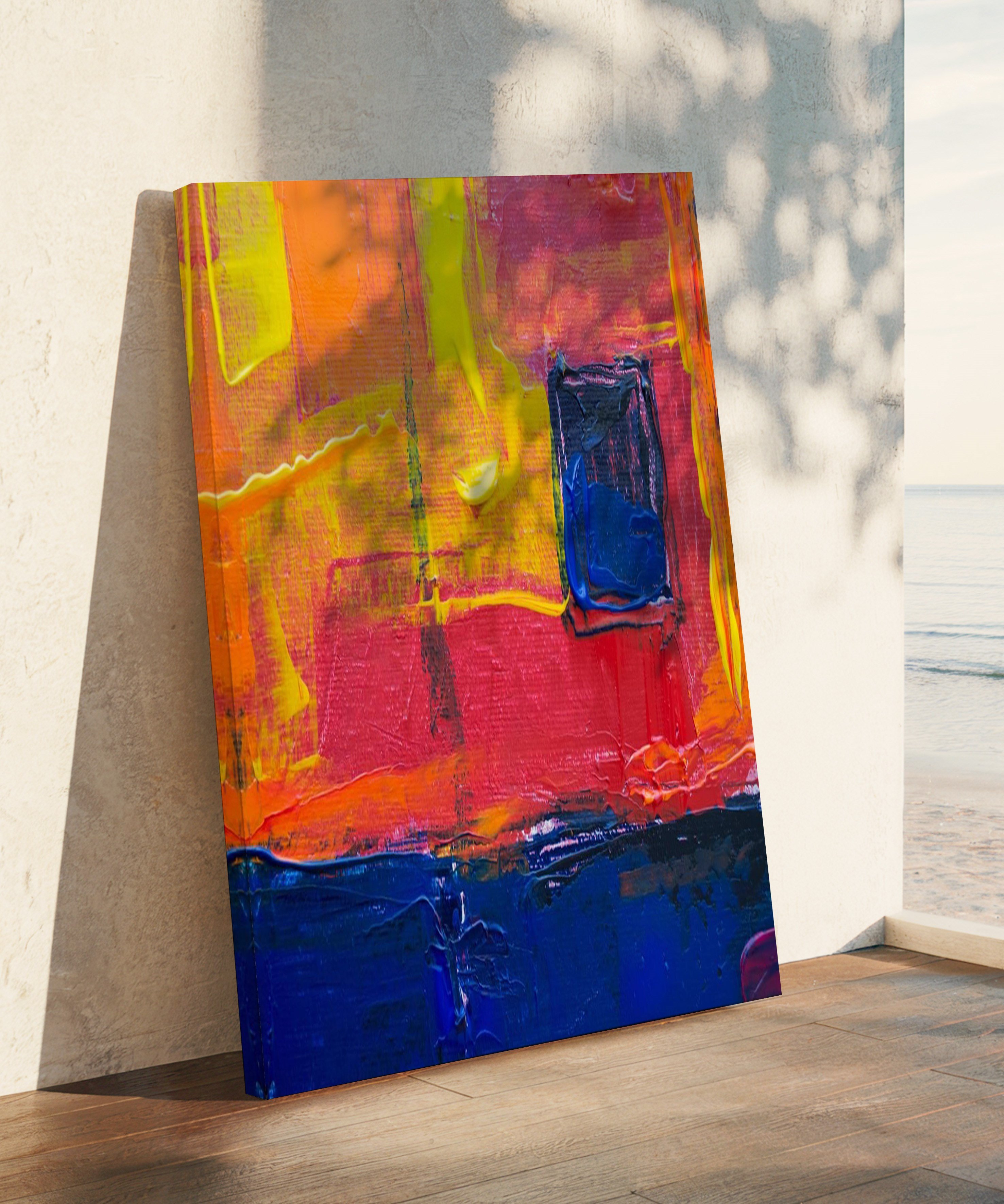 Dokular | Yağlıboya dokulu canvas baskı