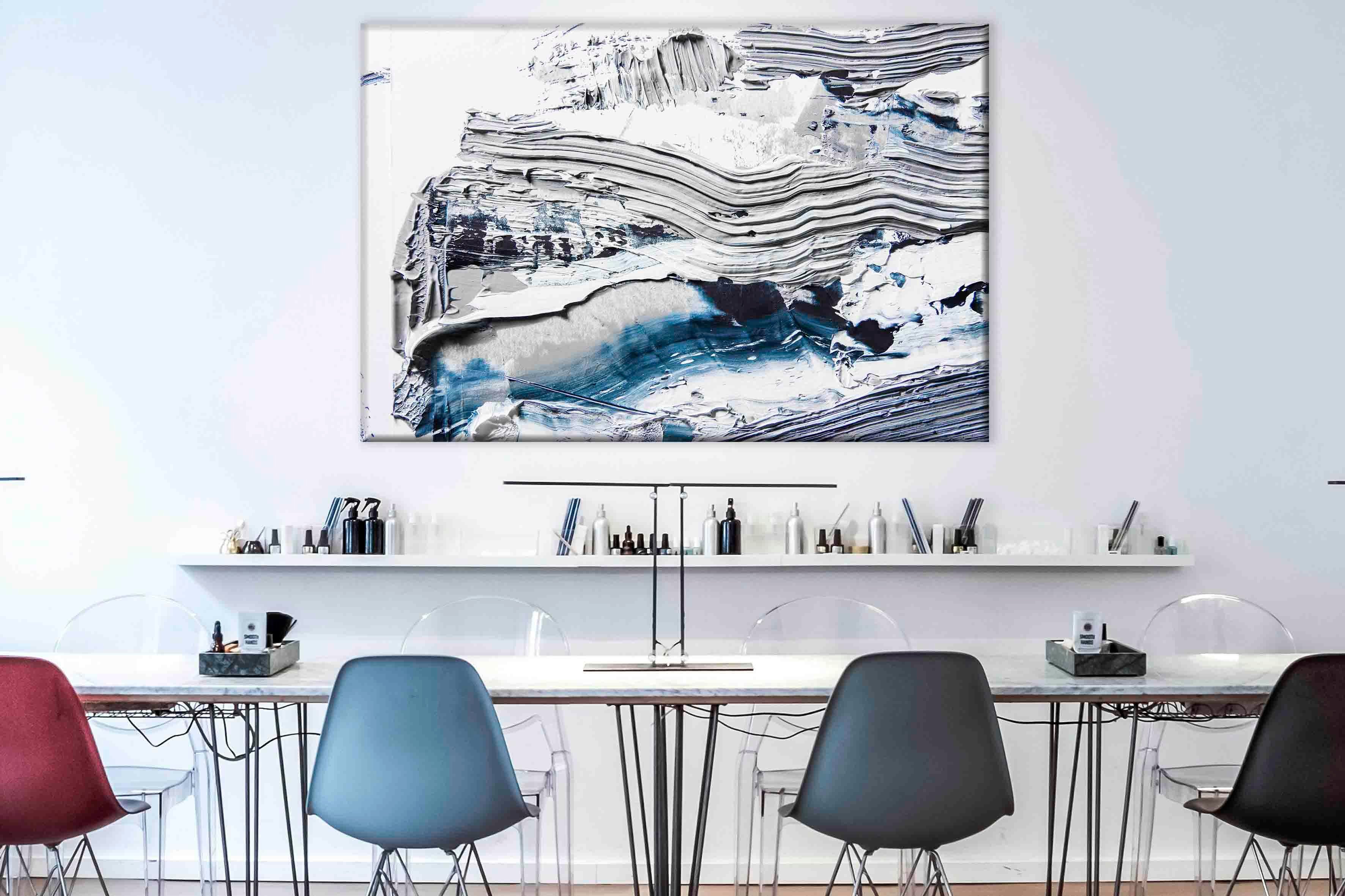 Dokusal İzler | Yağlıboya dokulu canvas baskı