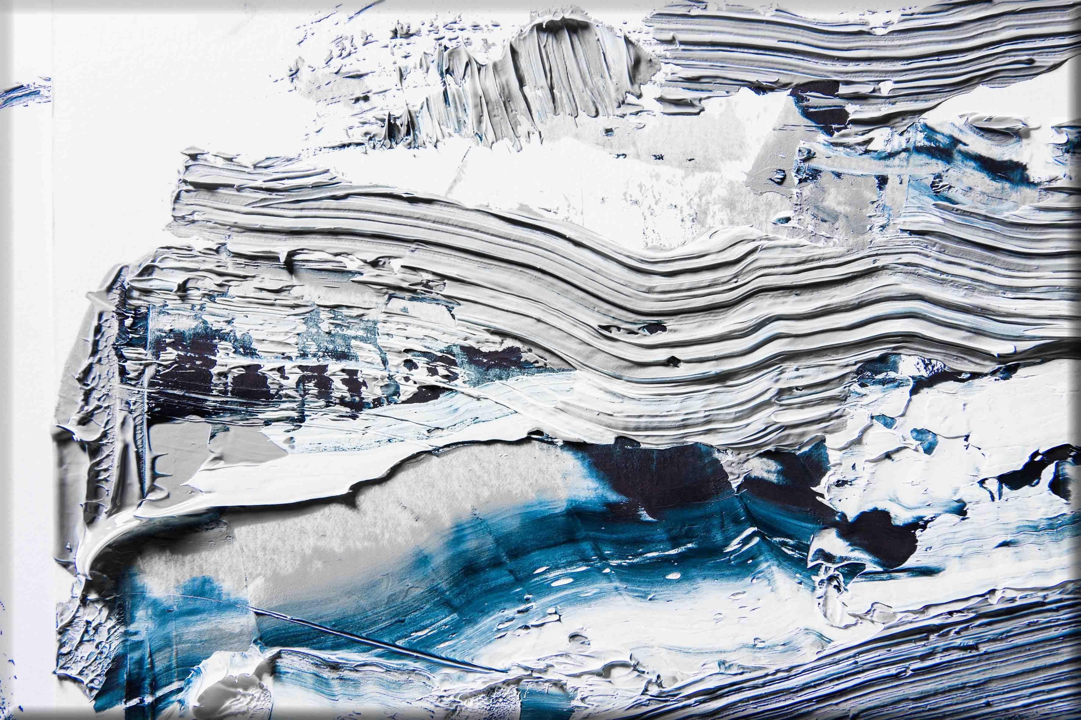 Dokusal İzler | Yağlıboya dokulu canvas baskı