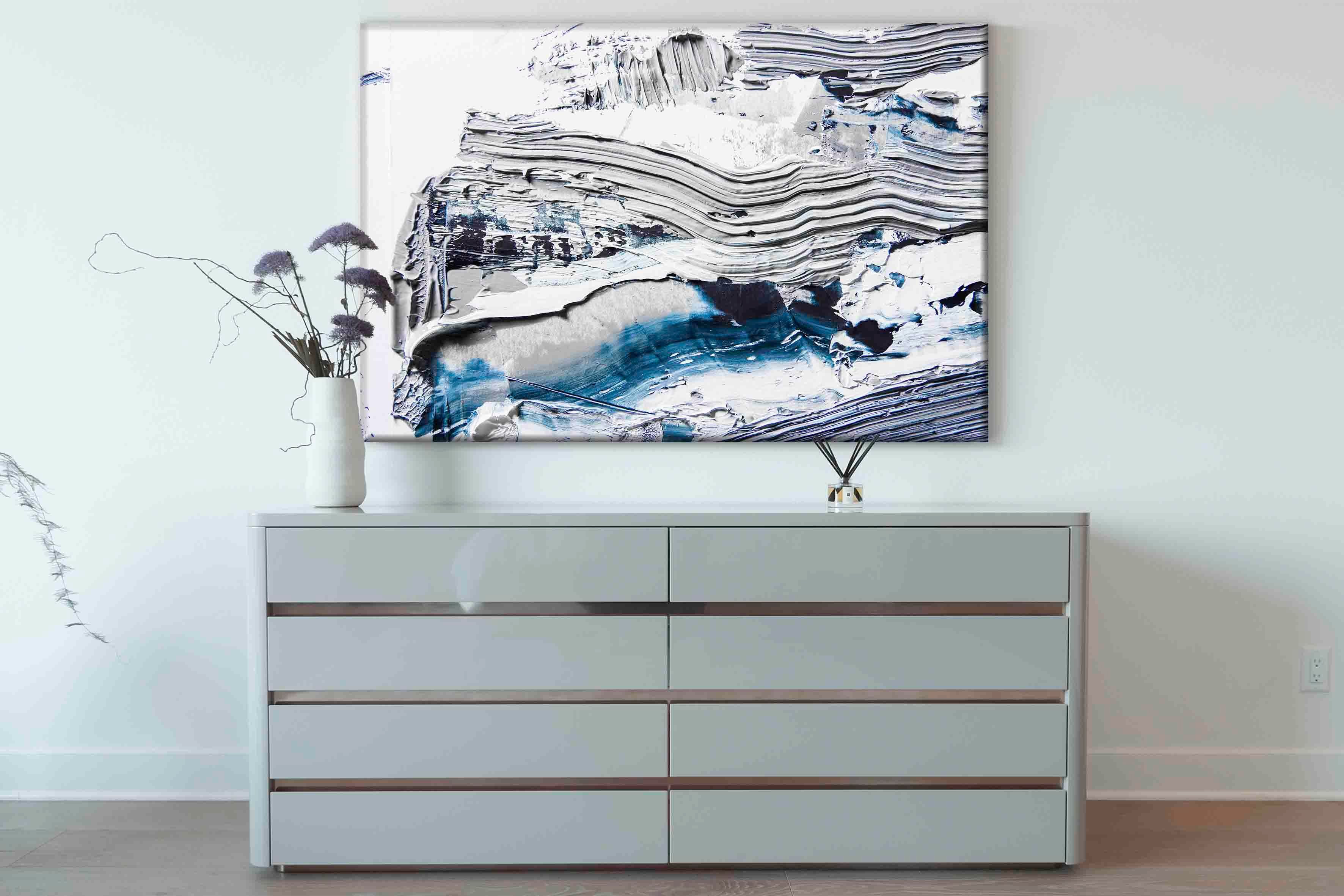 Dokusal İzler | Yağlıboya dokulu canvas baskı