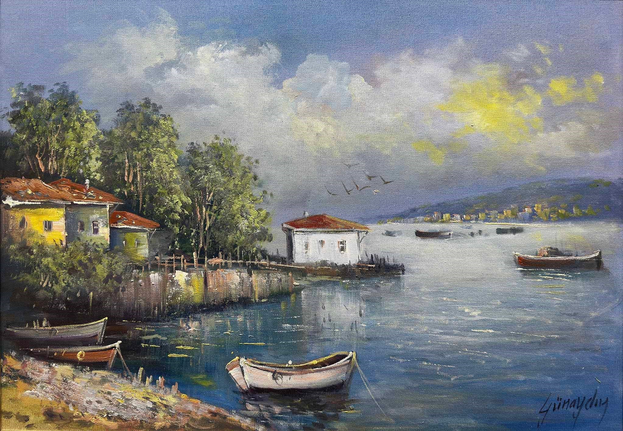 Durgun Sular | Yağlı Boya Tablo