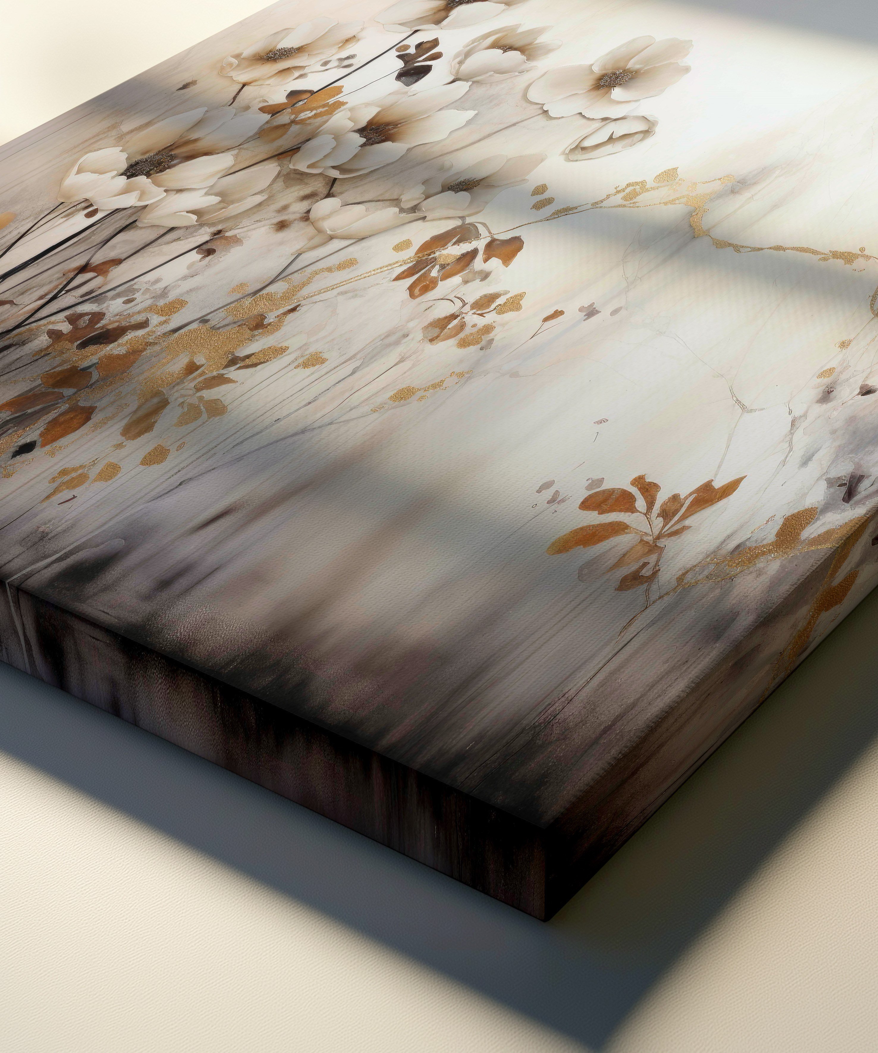 Flowers of Nature | Yağlıboya dokulu canvas baskı