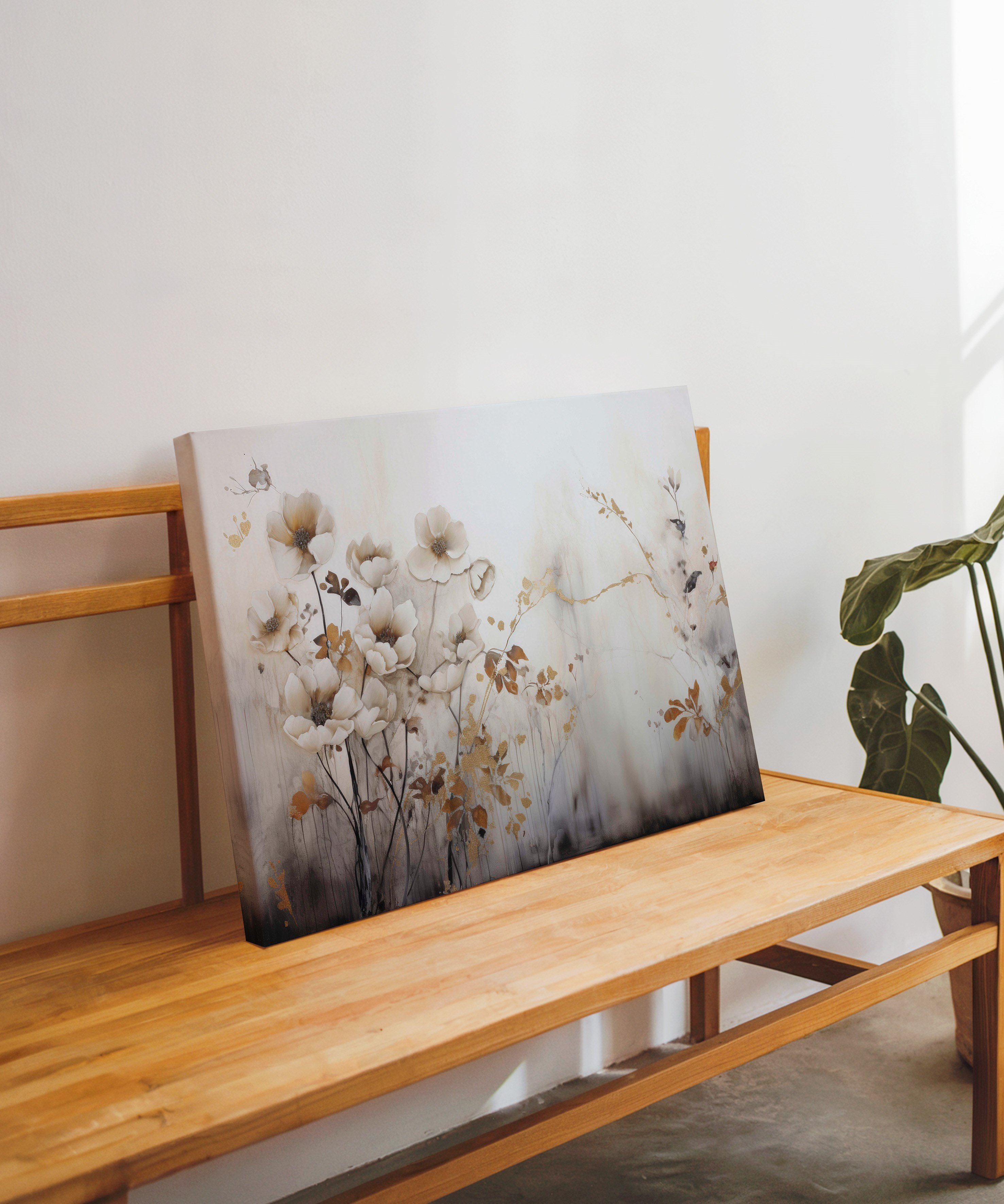Flowers of Nature | Yağlıboya dokulu canvas baskı