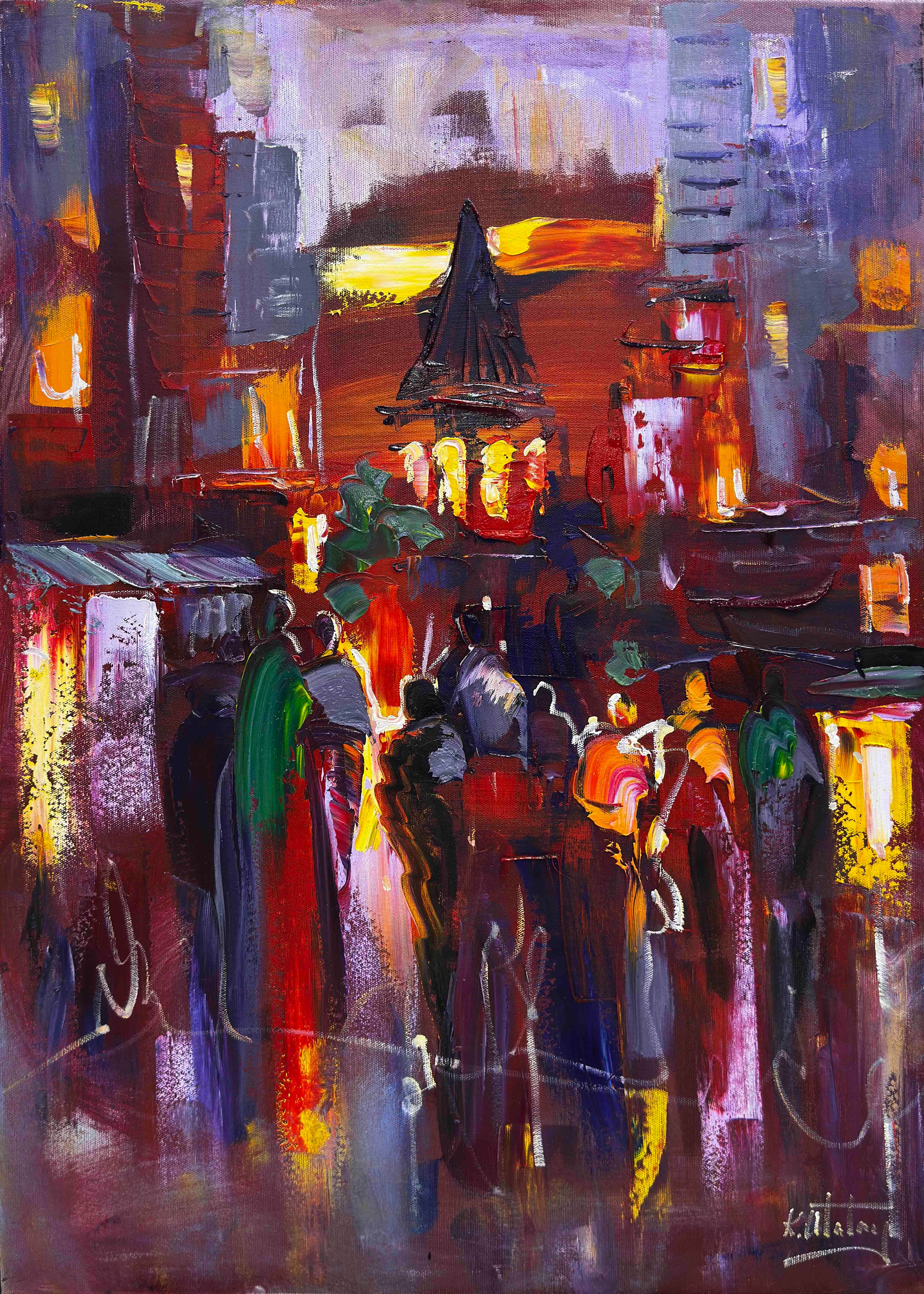 Galata Akışı | Yağlı Boya Tablo
