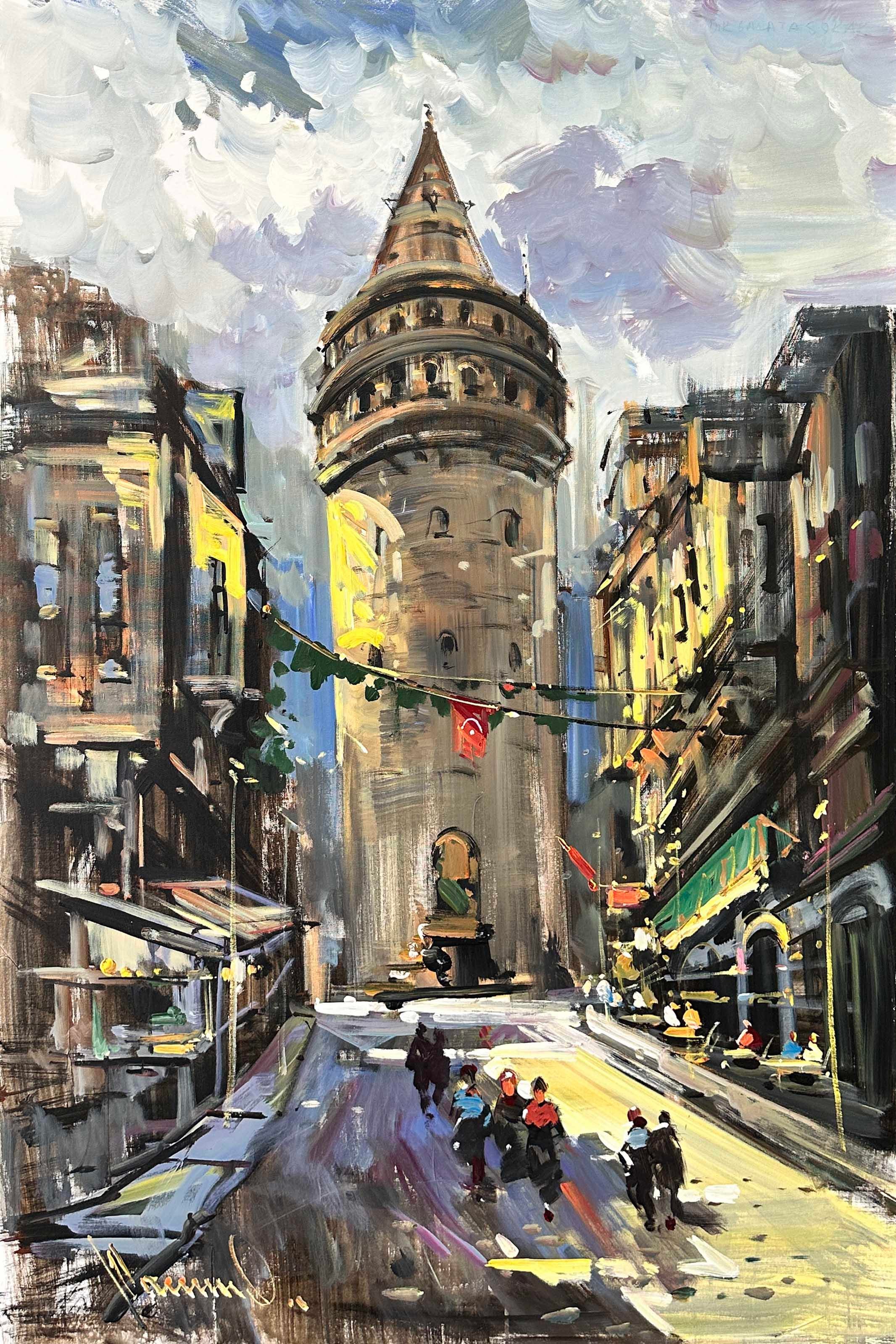 Galata Klasiği | Yağlı Boya Tablo