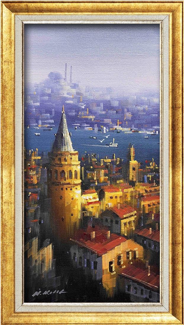 Galata Sokakları | Yağlı Boya Tablo