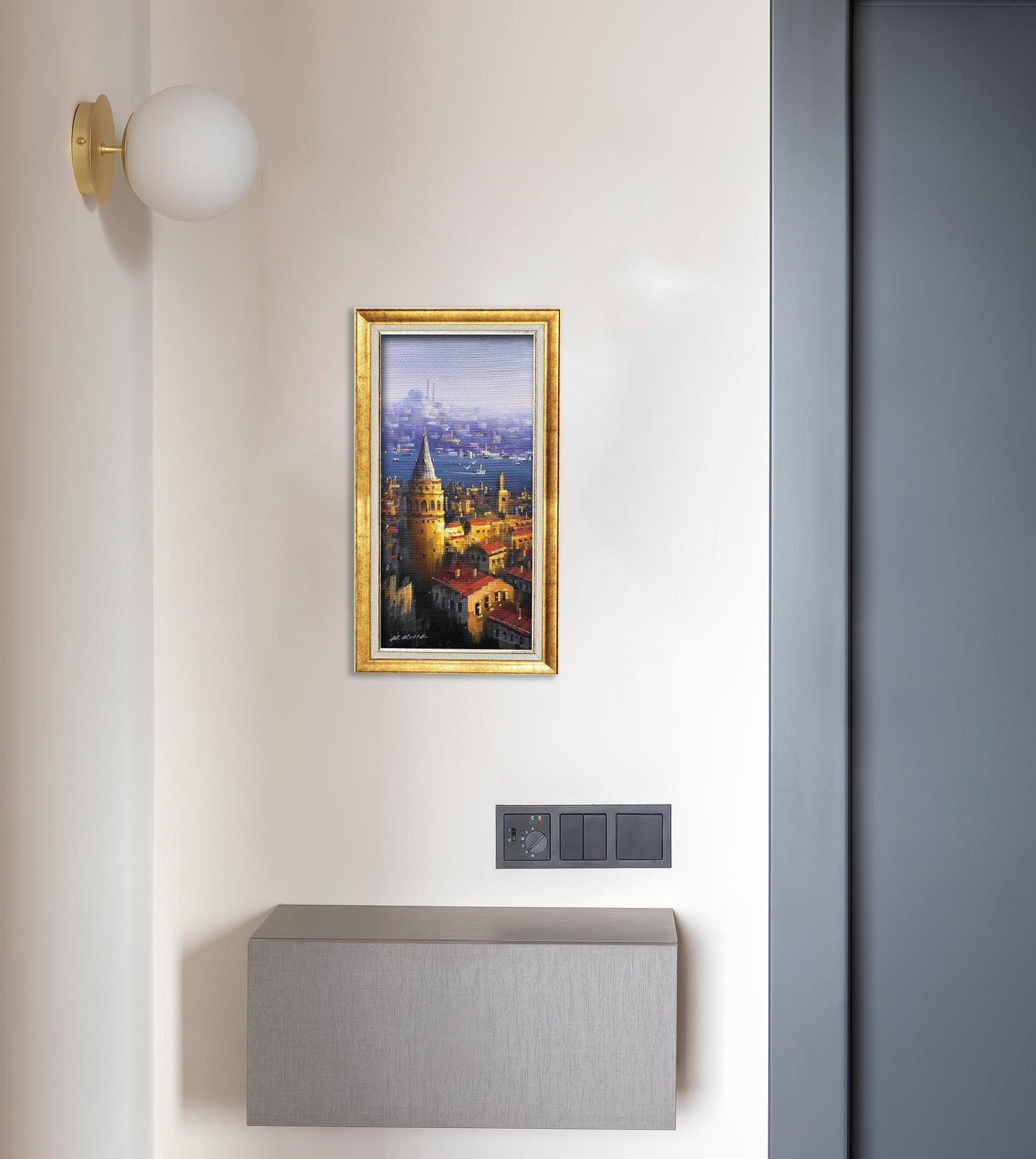 Galata Sokakları | Yağlı Boya Tablo