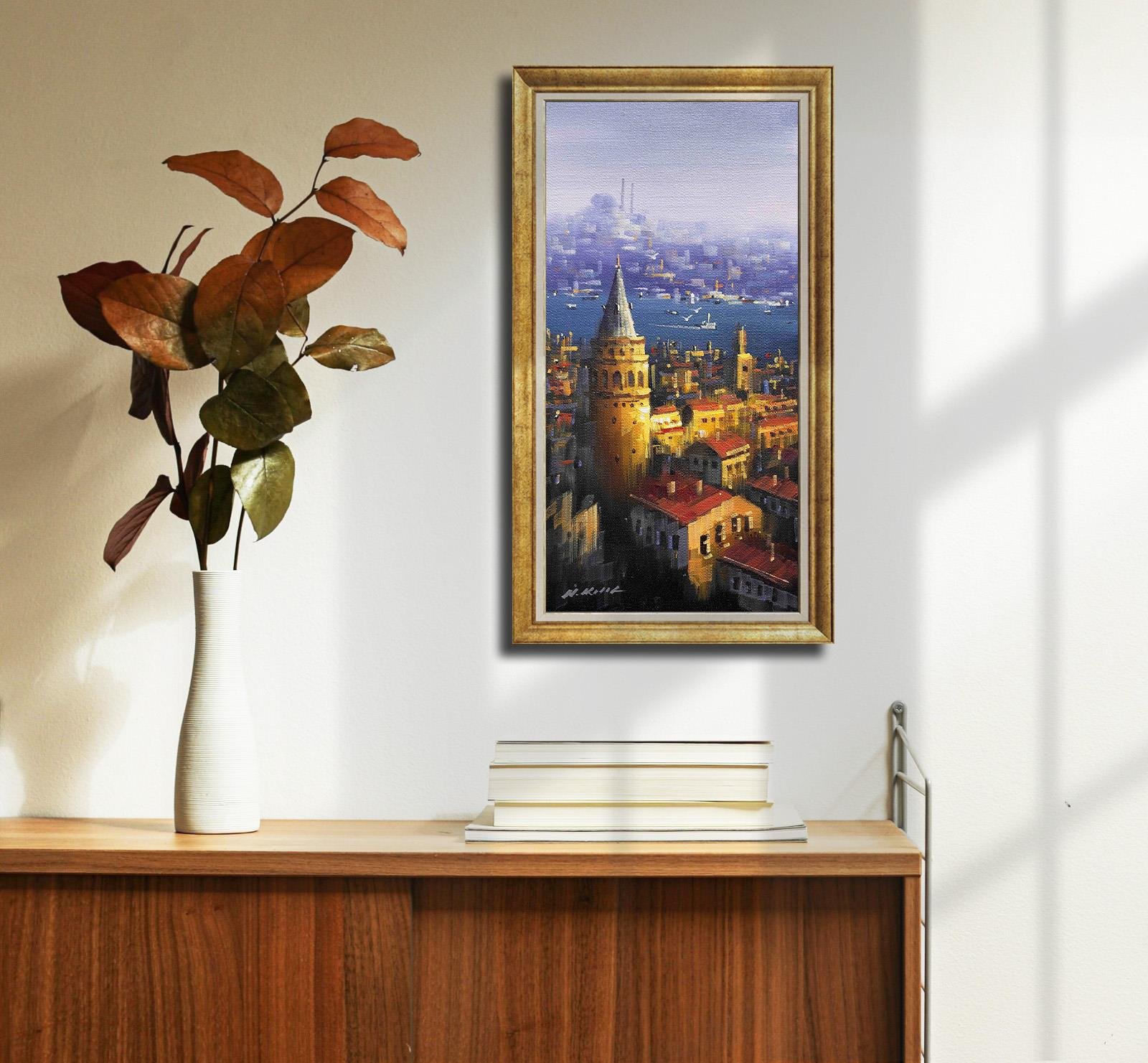 Galata Sokakları | Yağlı Boya Tablo