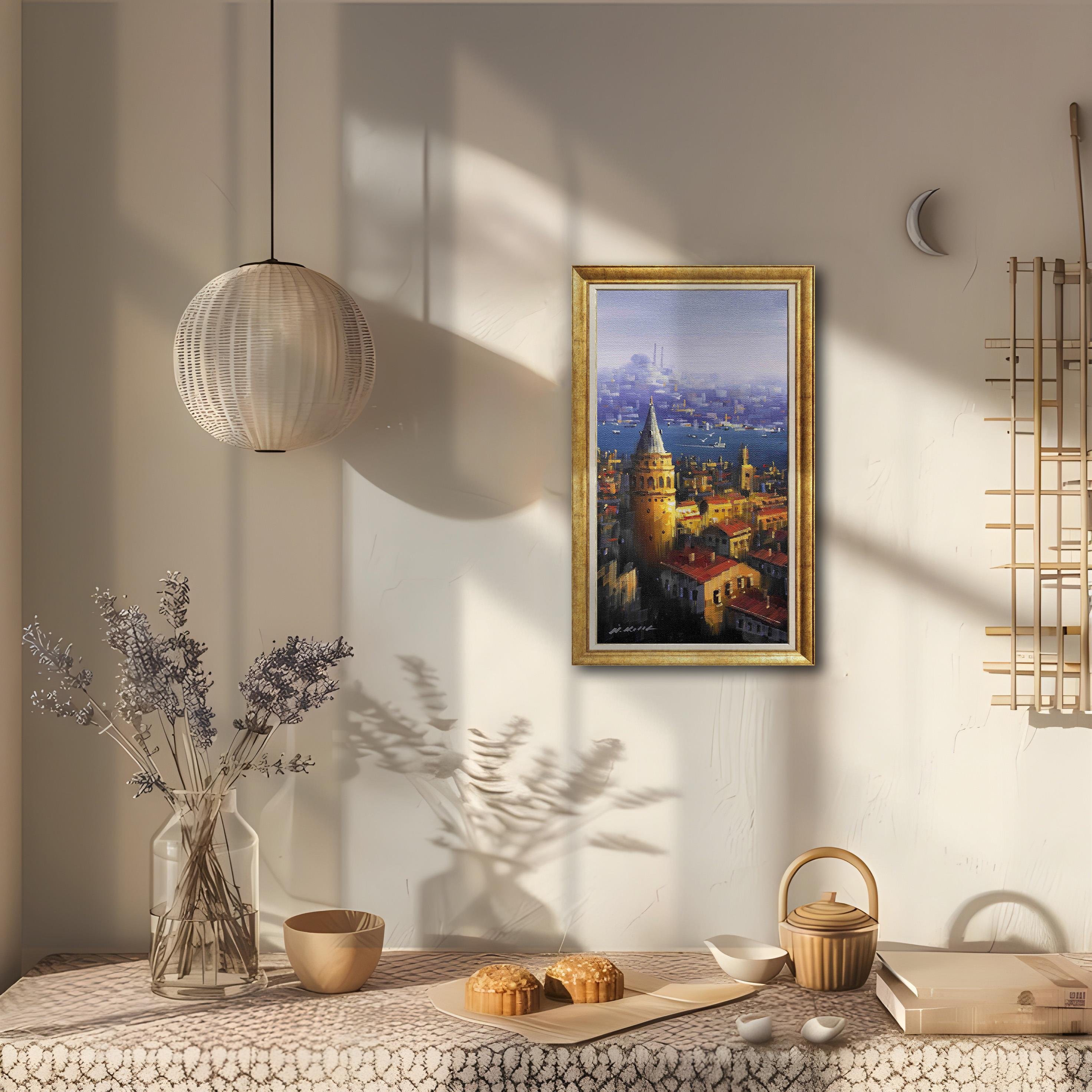 Galata Sokakları | Yağlı Boya Tablo