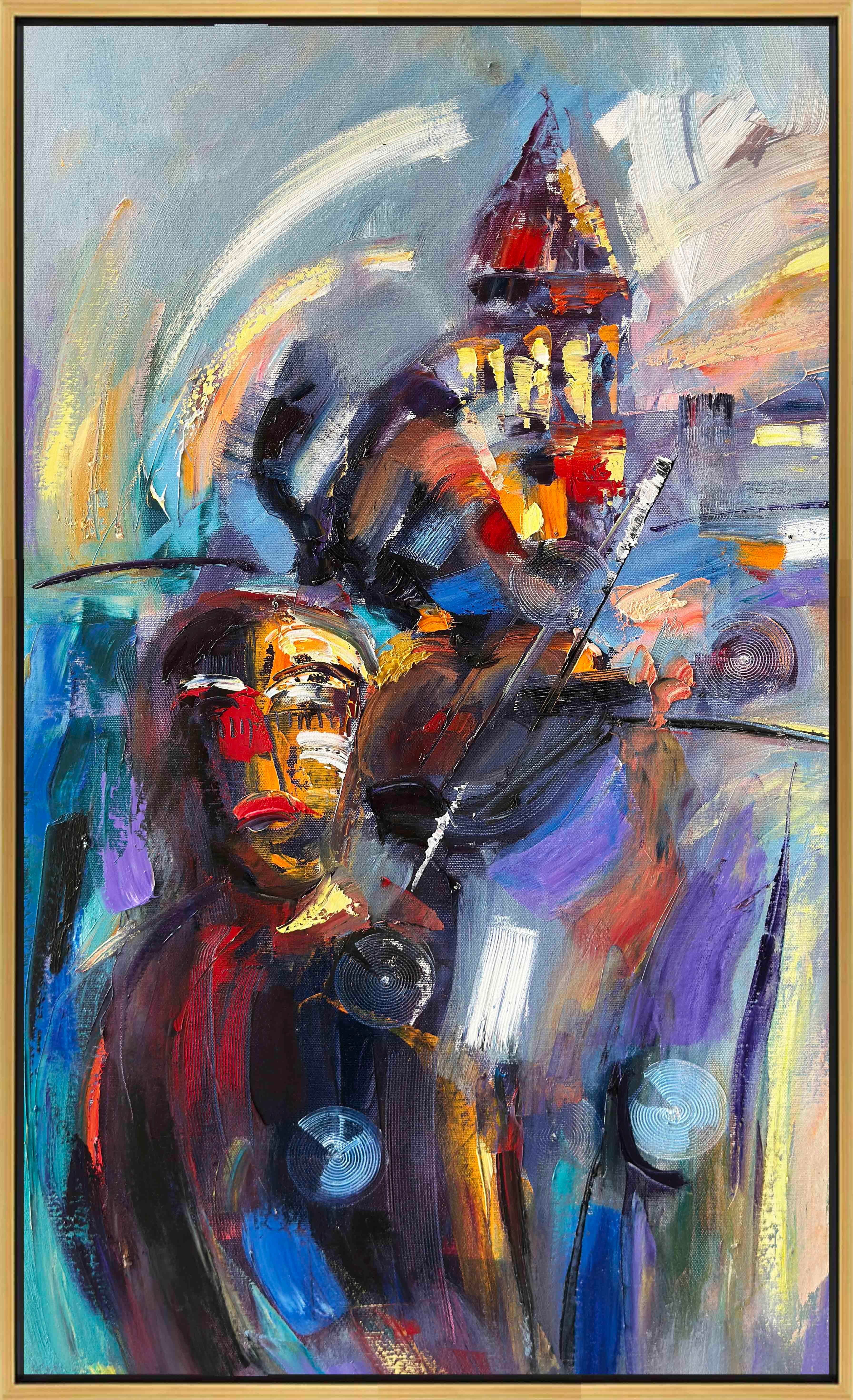 Galata'da Keman  | Yağlı Boya Tablo