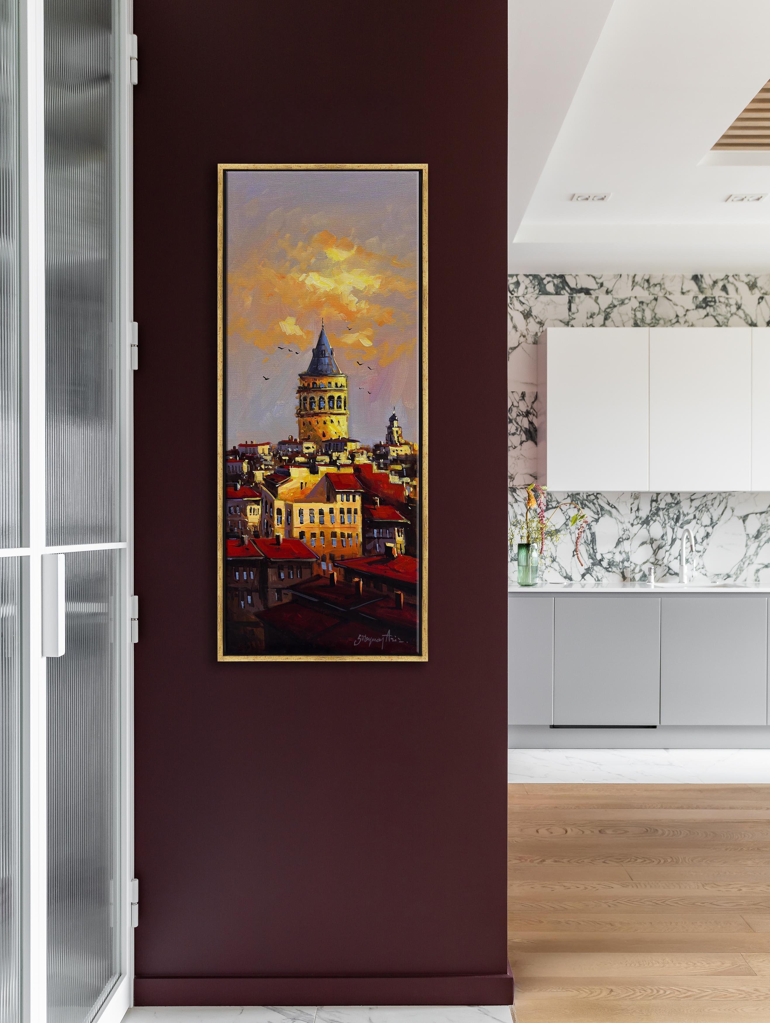 Galatanın Altın Işığı | Yağlı Boya Tablo