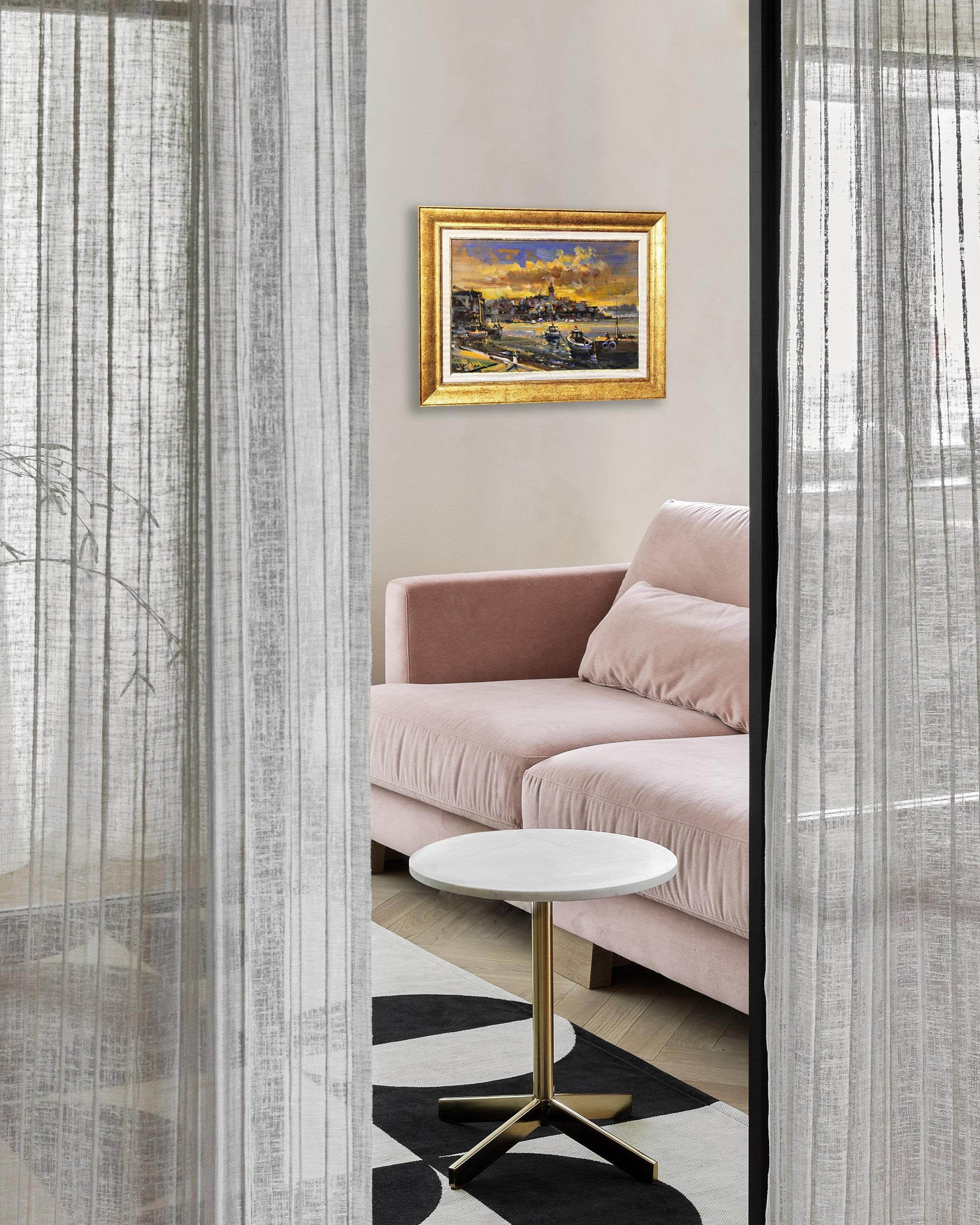 Galataya Bakan Sahil | Yağlı Boya Tablo