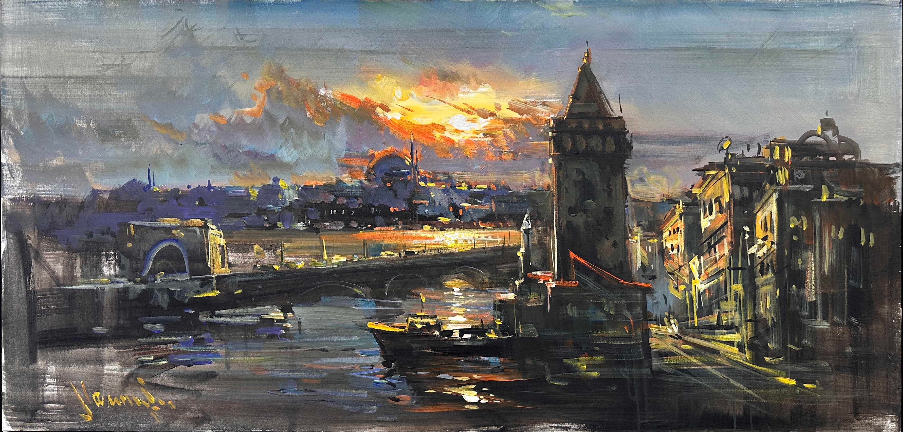 Gizemli Galata | Yağlı Boya Tablo