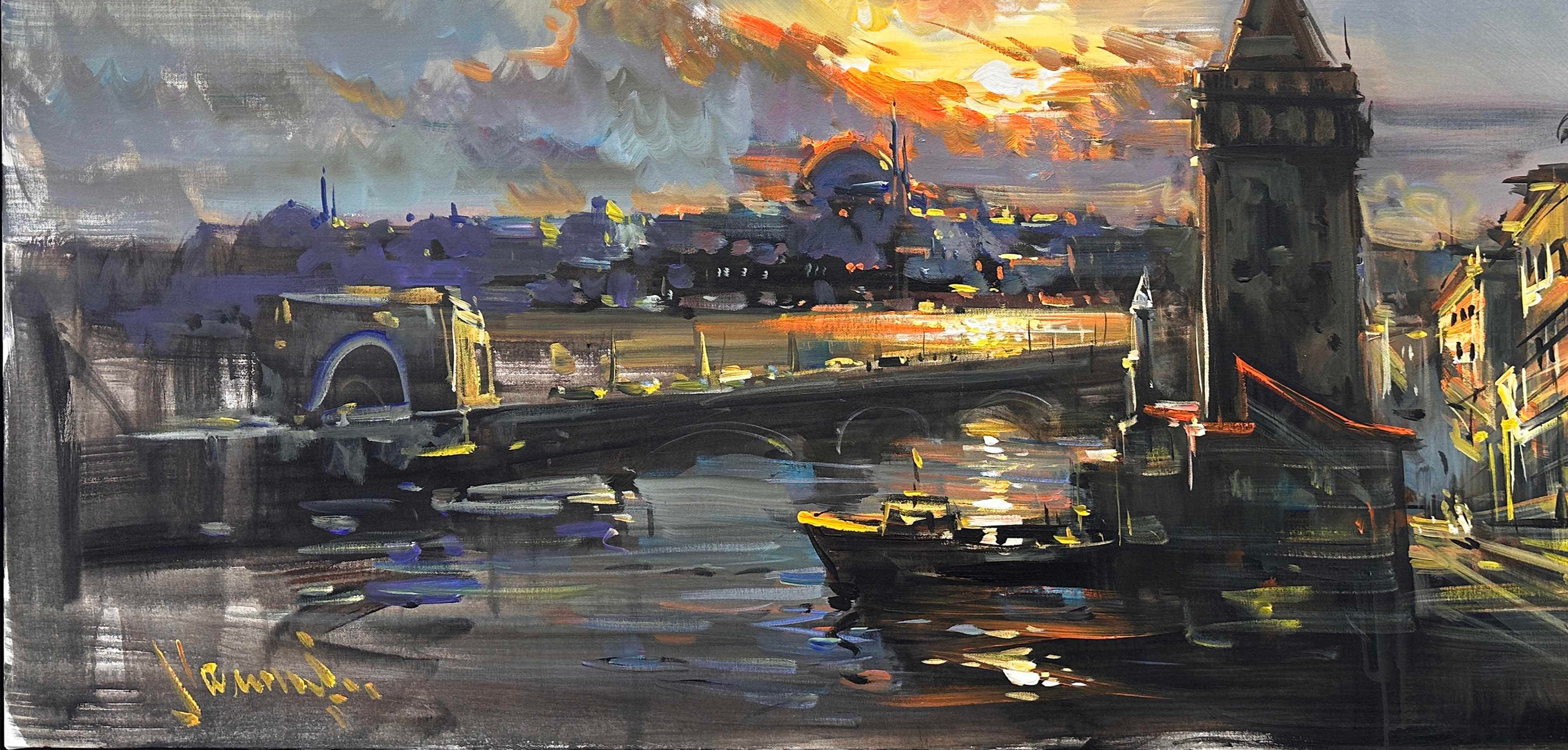 Gizemli Galata | Yağlı Boya Tablo