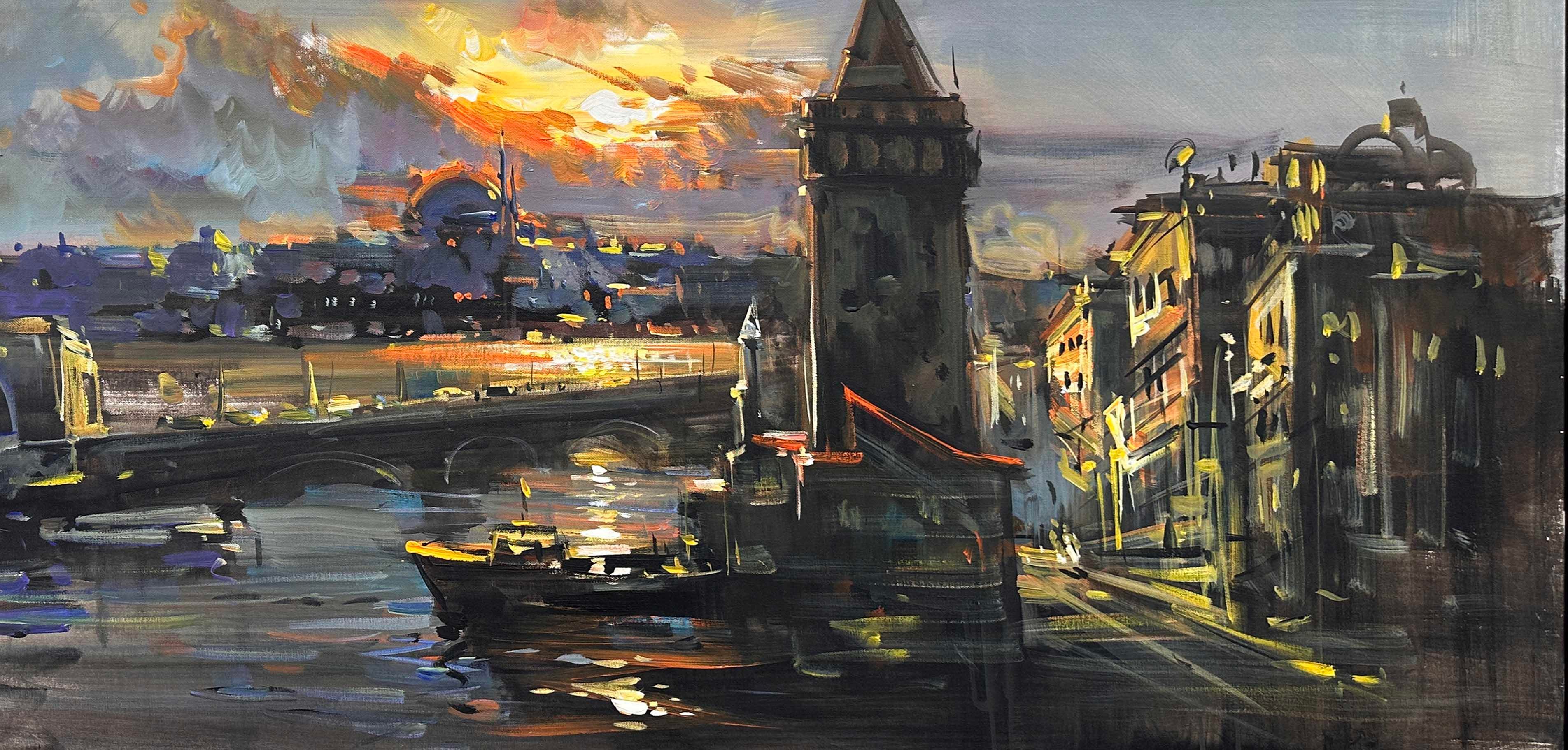 Gizemli Galata | Yağlı Boya Tablo