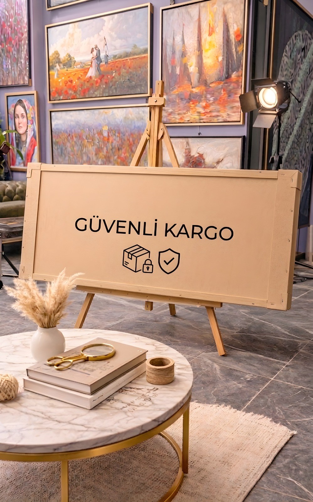 Gri Lacivert İstanbul Galata ve Kuşlar 3/100  | DEVRİM ERBİL GICLÉE  BASKI