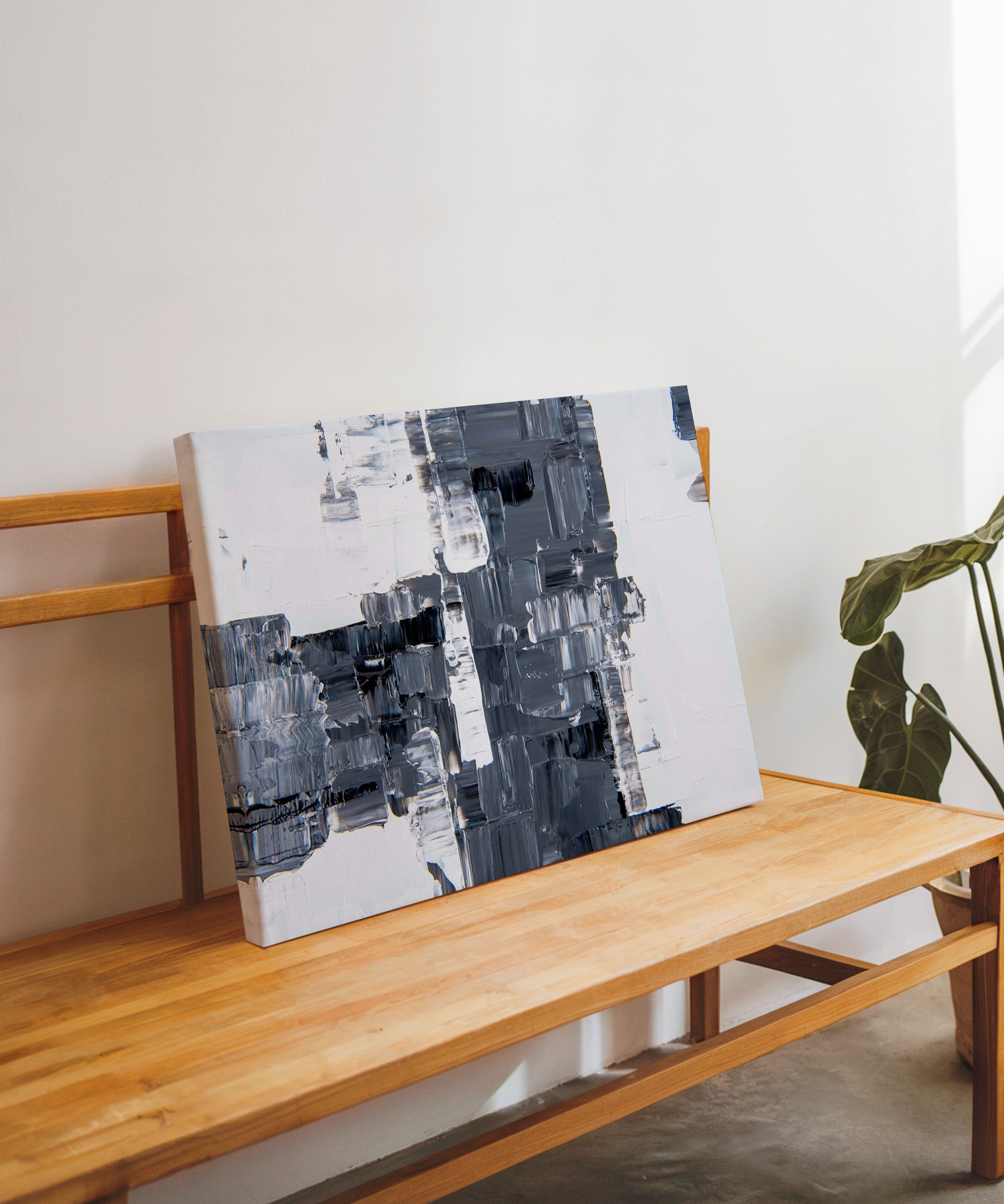Grinin Tonları | Yağlıboya dokulu canvas baskı