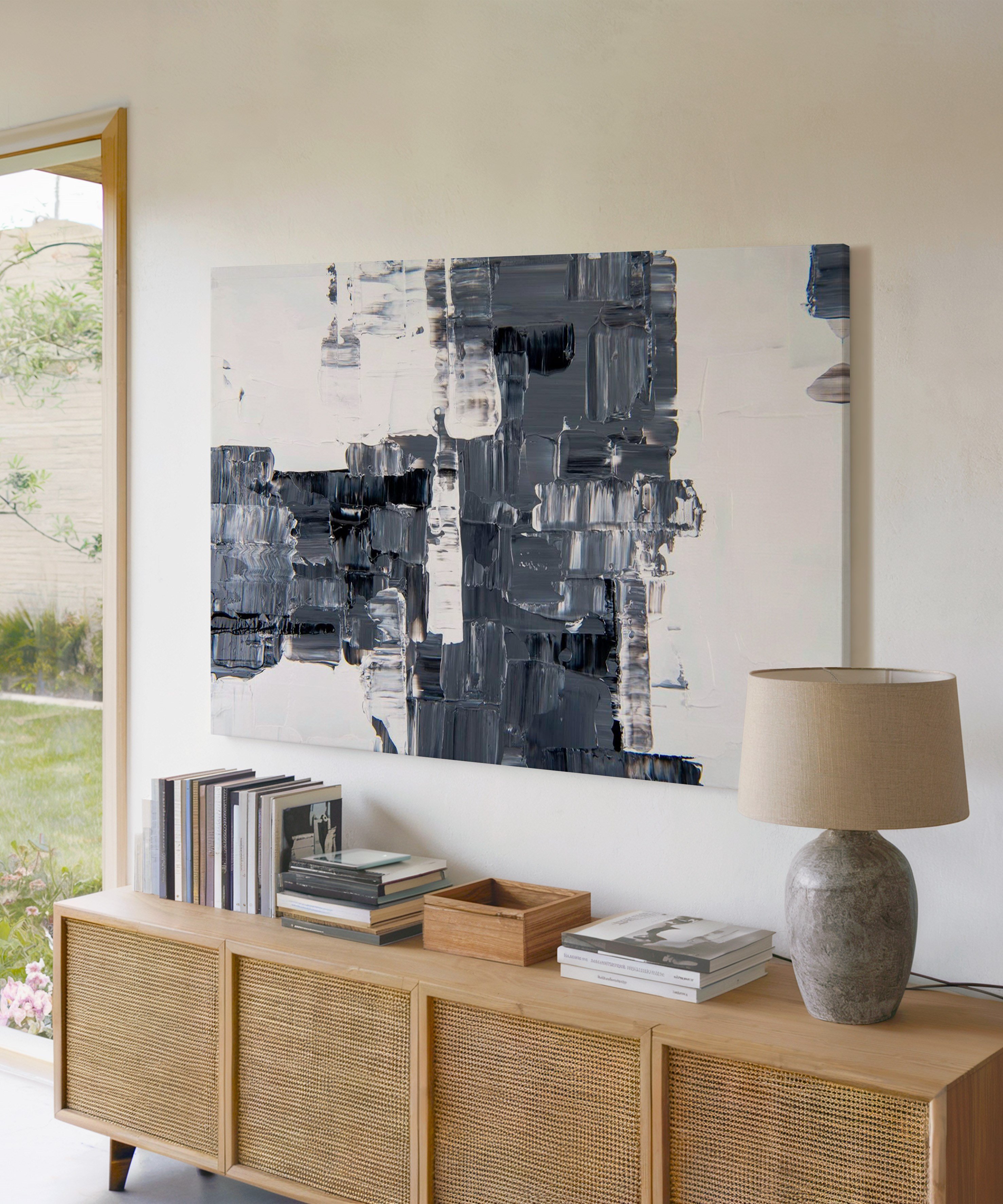 Grinin Tonları | Yağlıboya dokulu canvas baskı