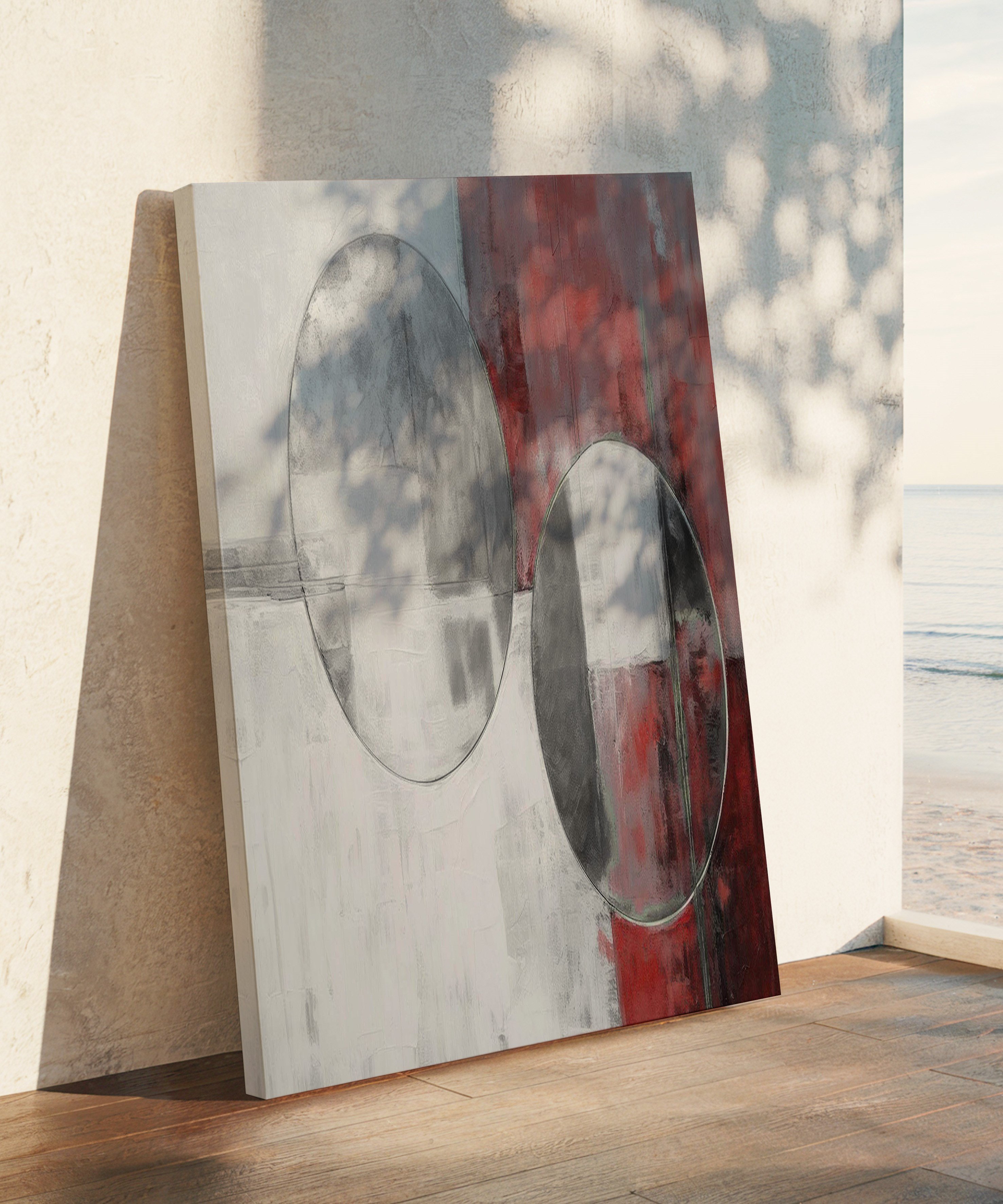 Gümüş Eşik | Yağlı Boya Dokulu Canvas Baskı