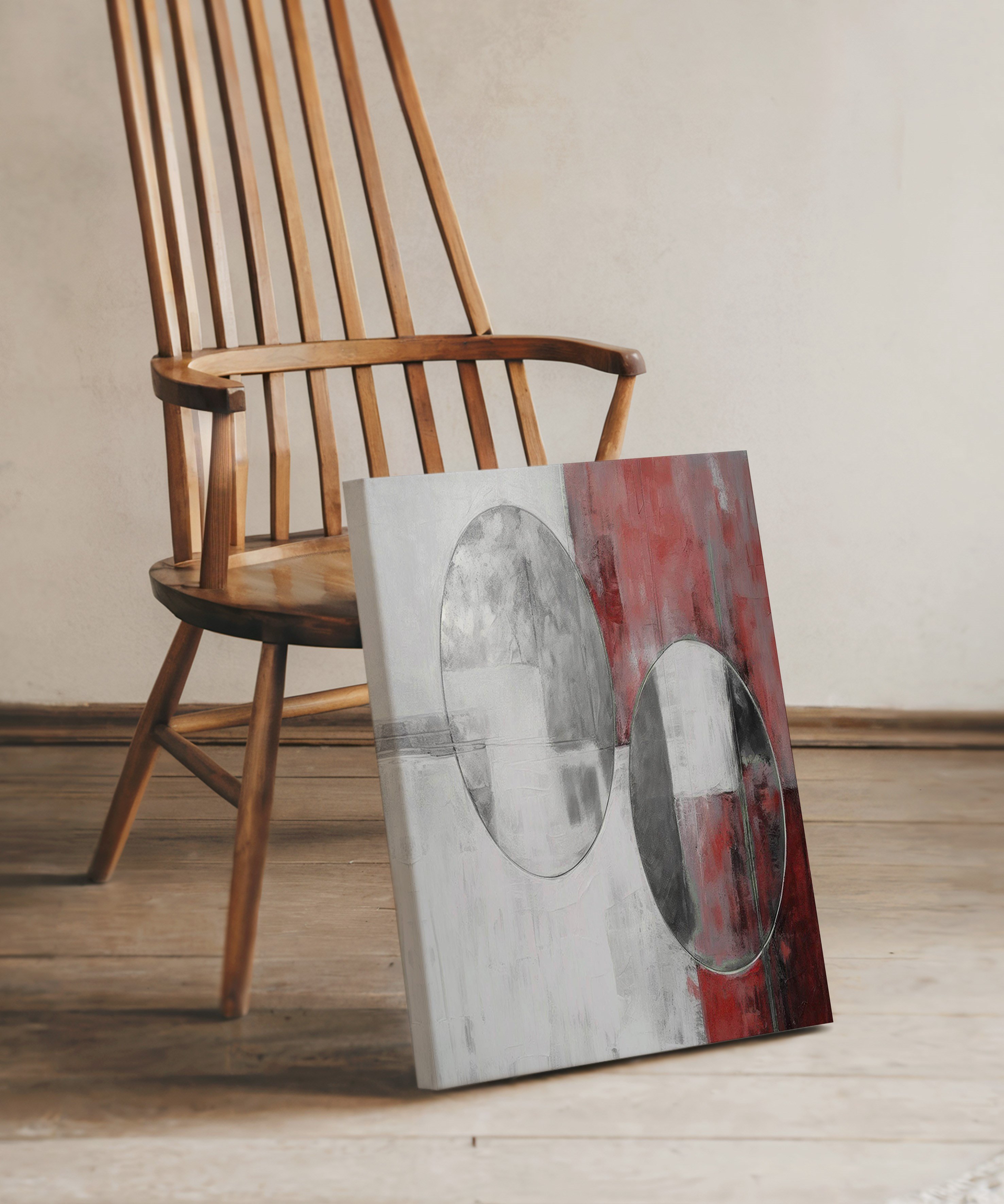 Gümüş Eşik | Yağlı Boya Dokulu Canvas Baskı